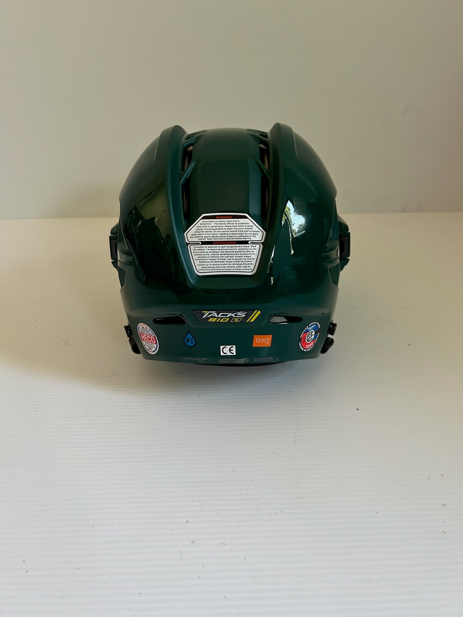New Small Dark Green CCM Tacks 910 Pro Stock Helmet