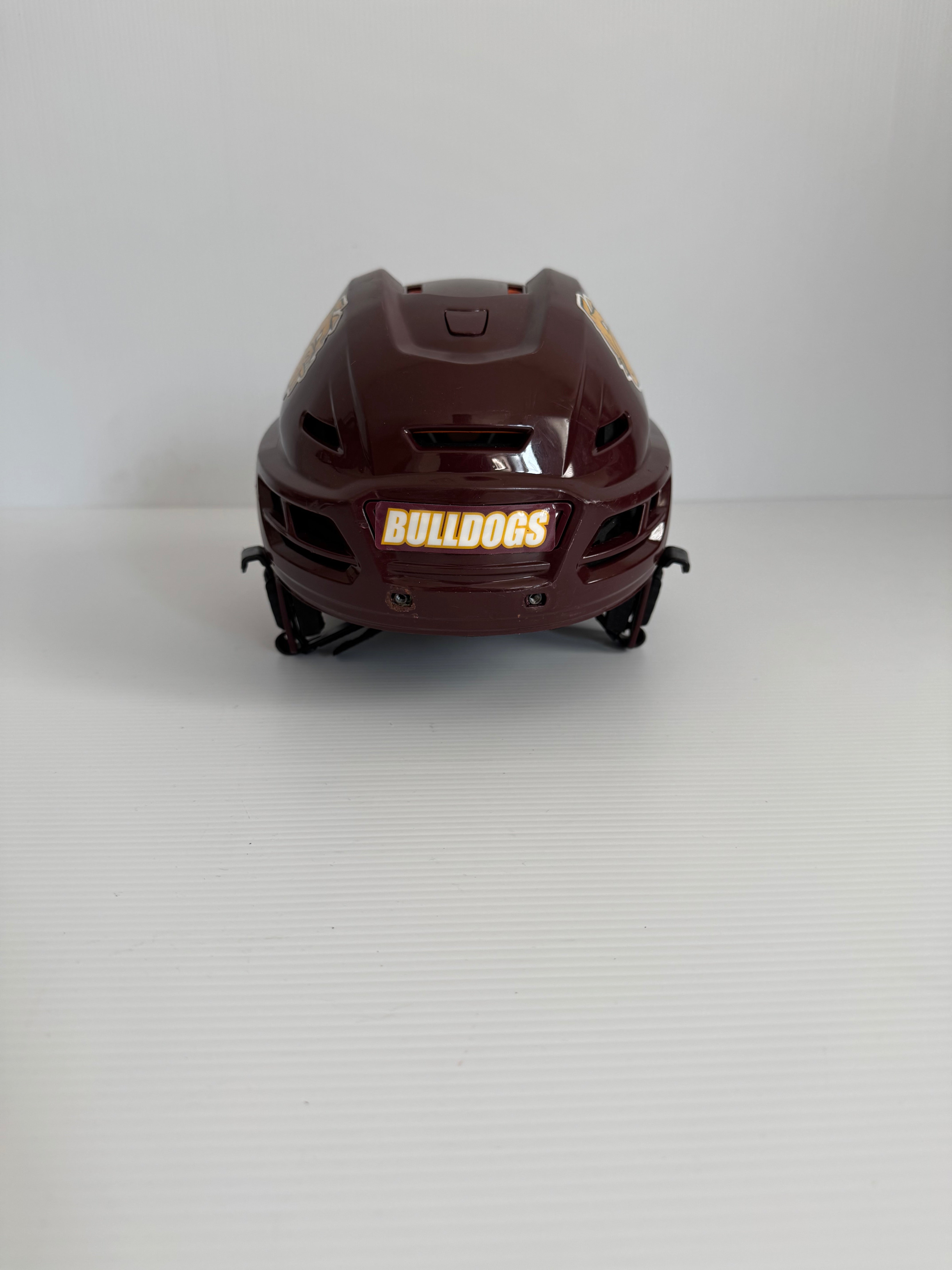 Used NCAA CCM Tacks 310 Helmet – Medium – Maroon – Pro Stock
