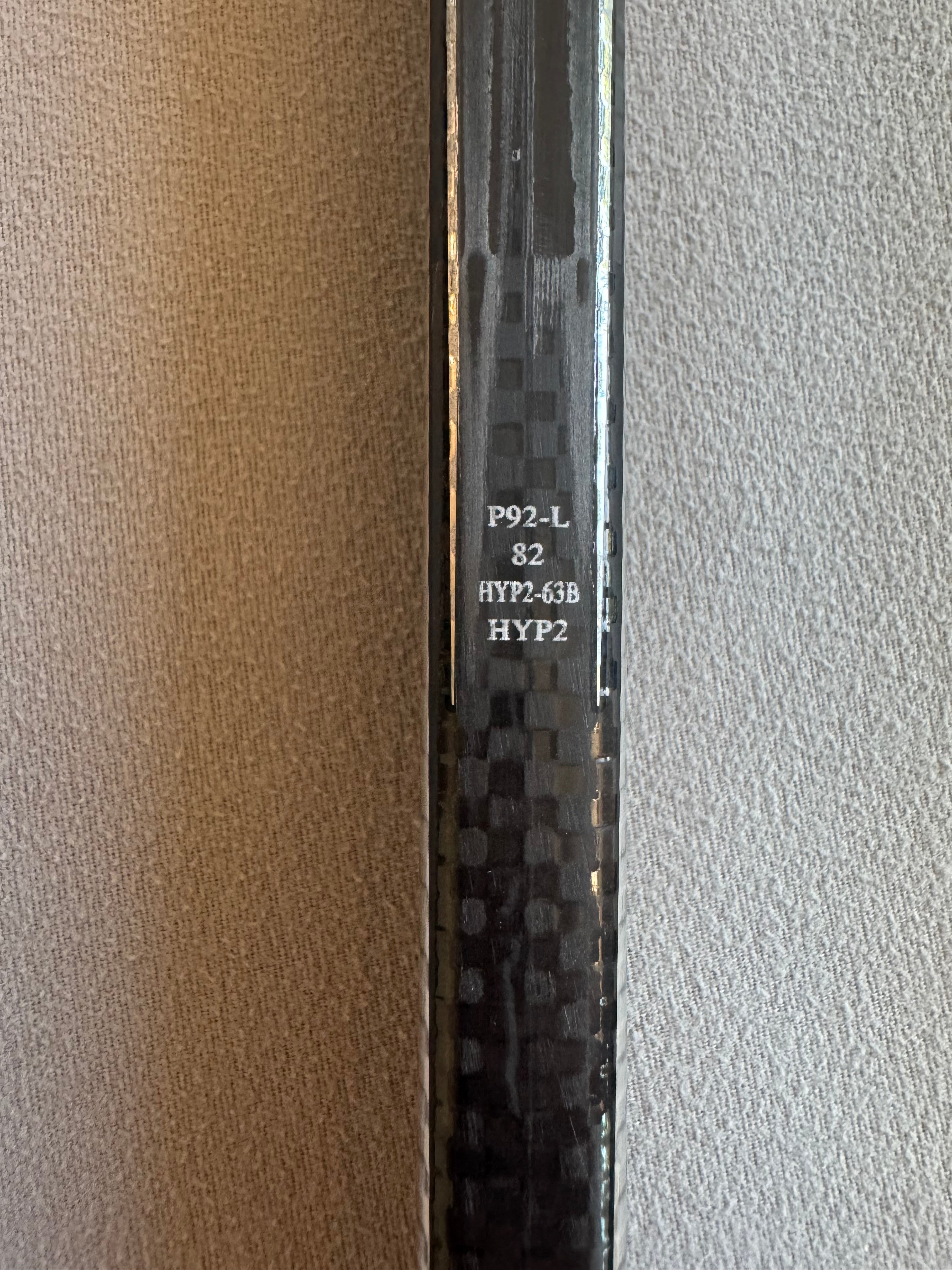 Like New Silver Bauer Vapor Hyperlite 2 Left Hand 82 Flex P92 Pro Stock Stick