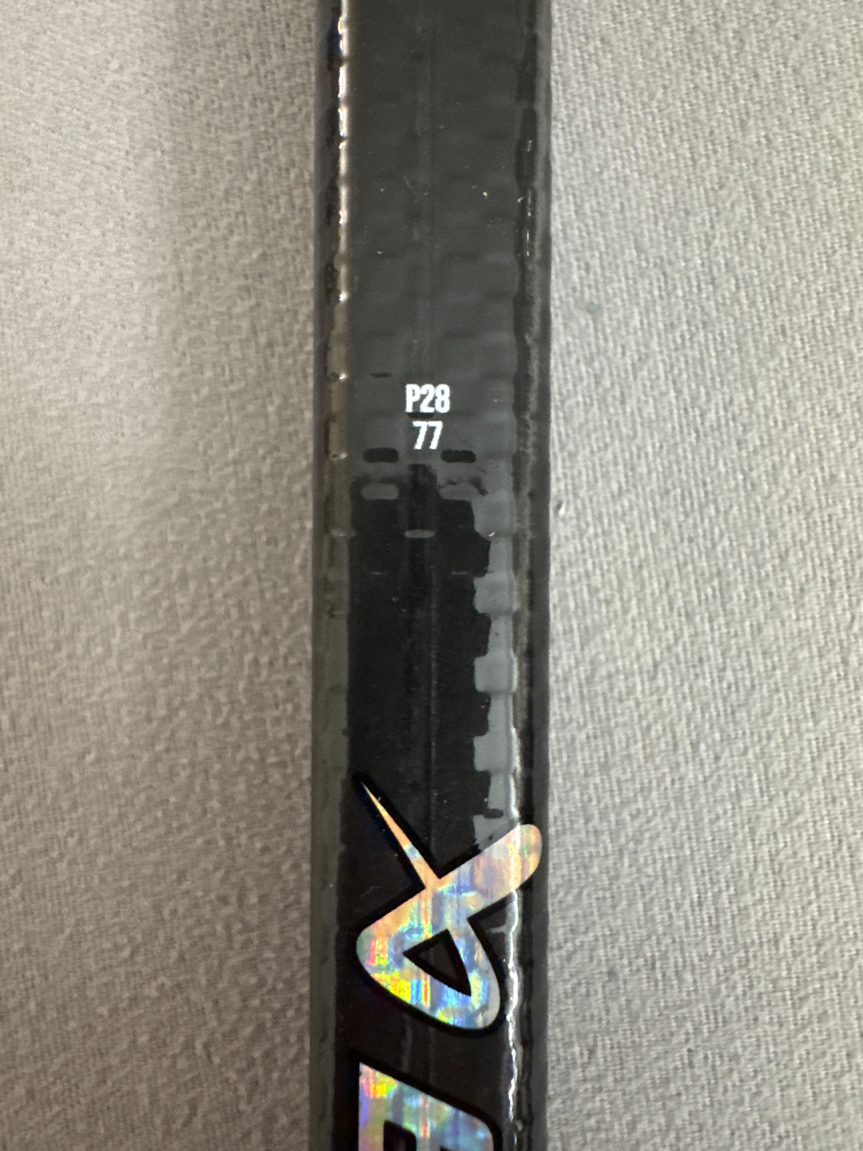 New Gold Bauer Nexus Tracer Left Hand 77 Flex P28 Pro Stock Stick