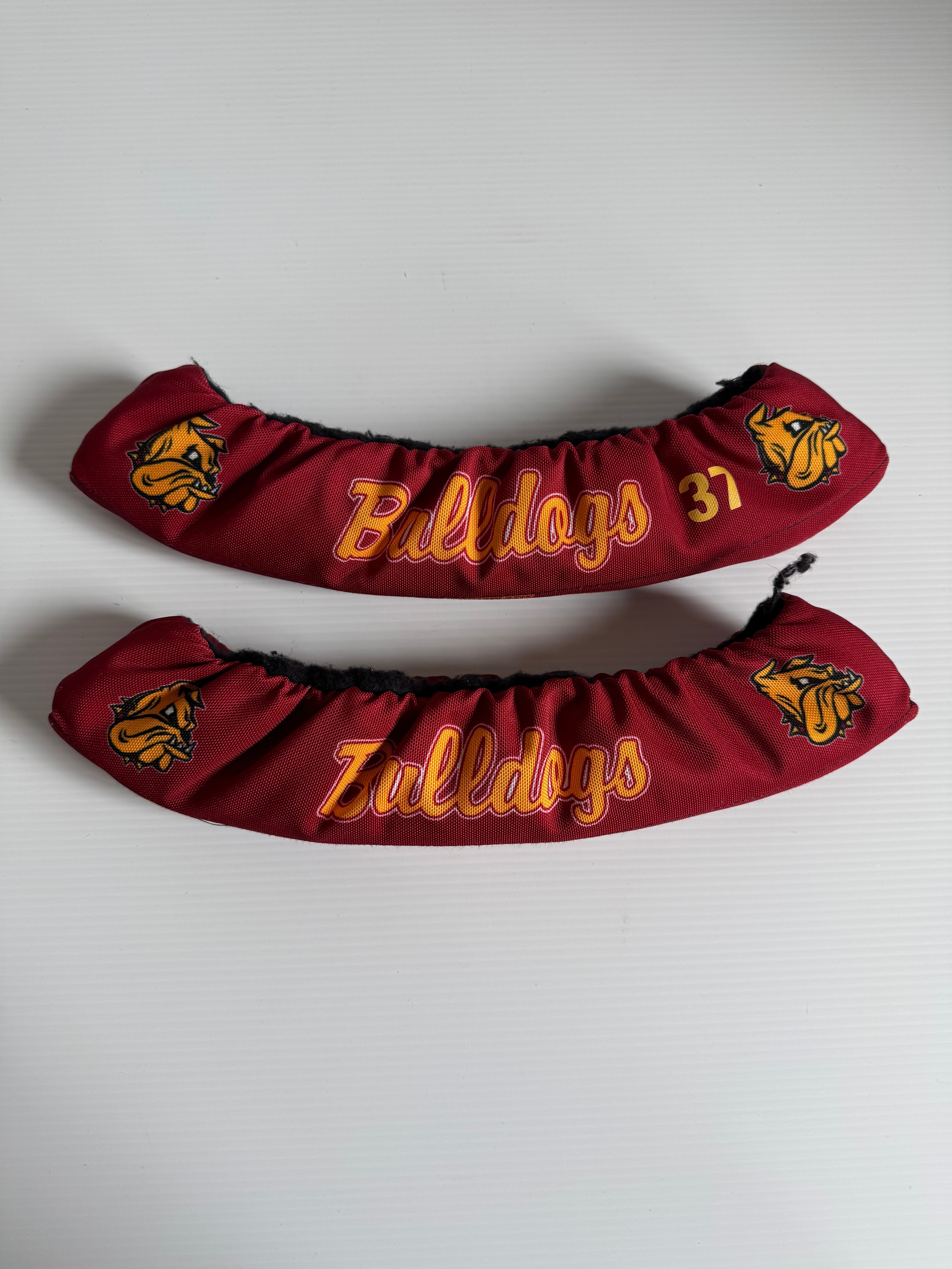 Used NCAA Pro Stock Skate Soakers – Senior Medium – Maroon/Gold