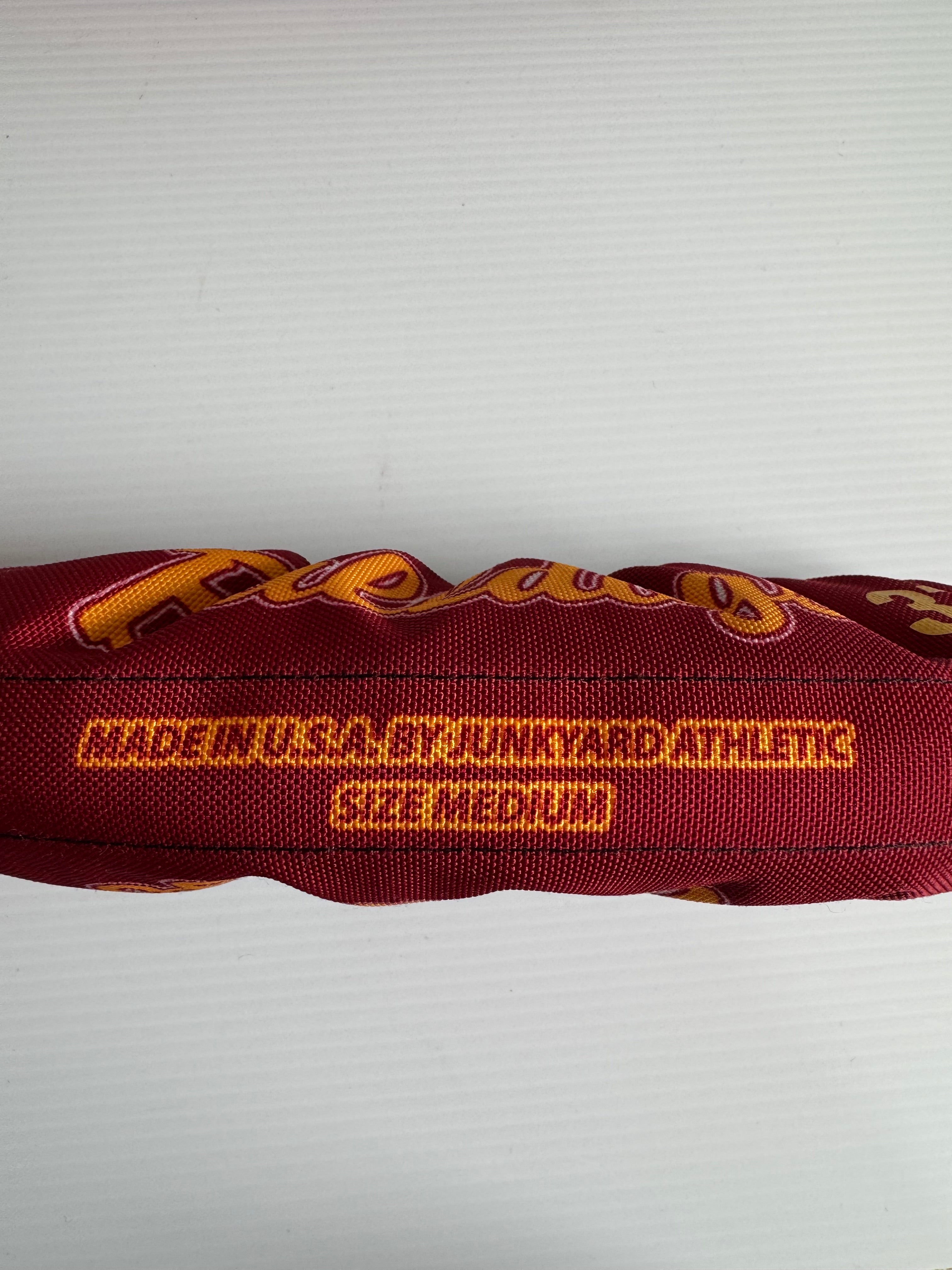 Used NCAA Pro Stock Skate Soakers – Senior Medium – Maroon/Gold