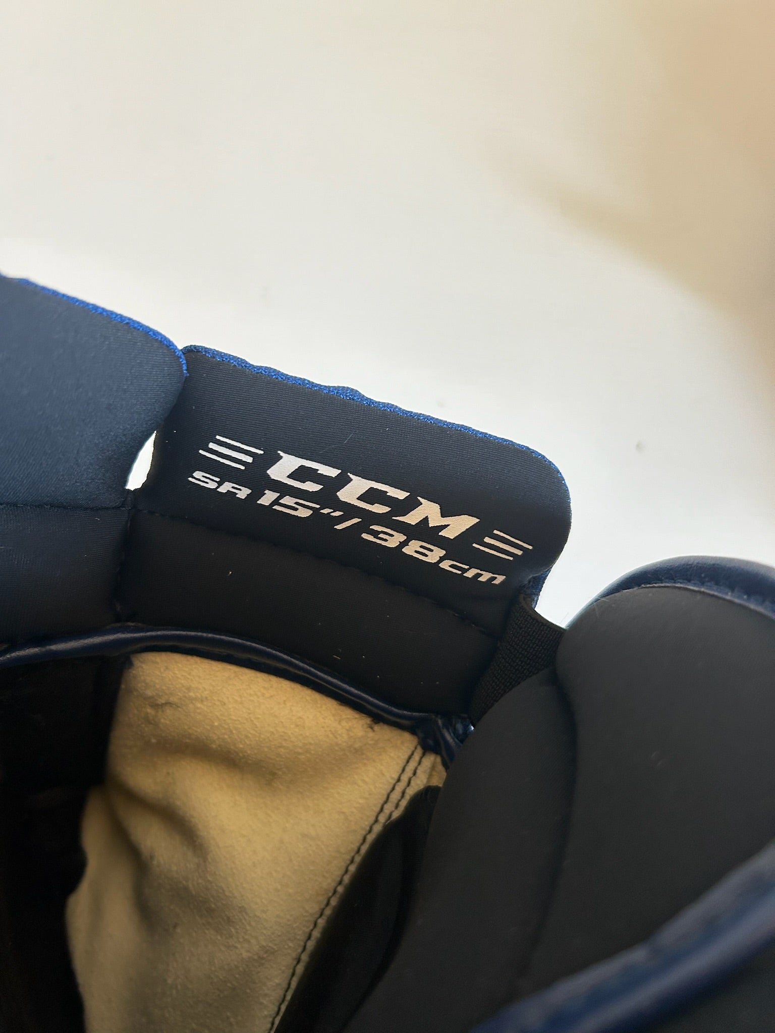 New CCM HGCLPRSP 15" Hockey Gloves - Royal/Orange