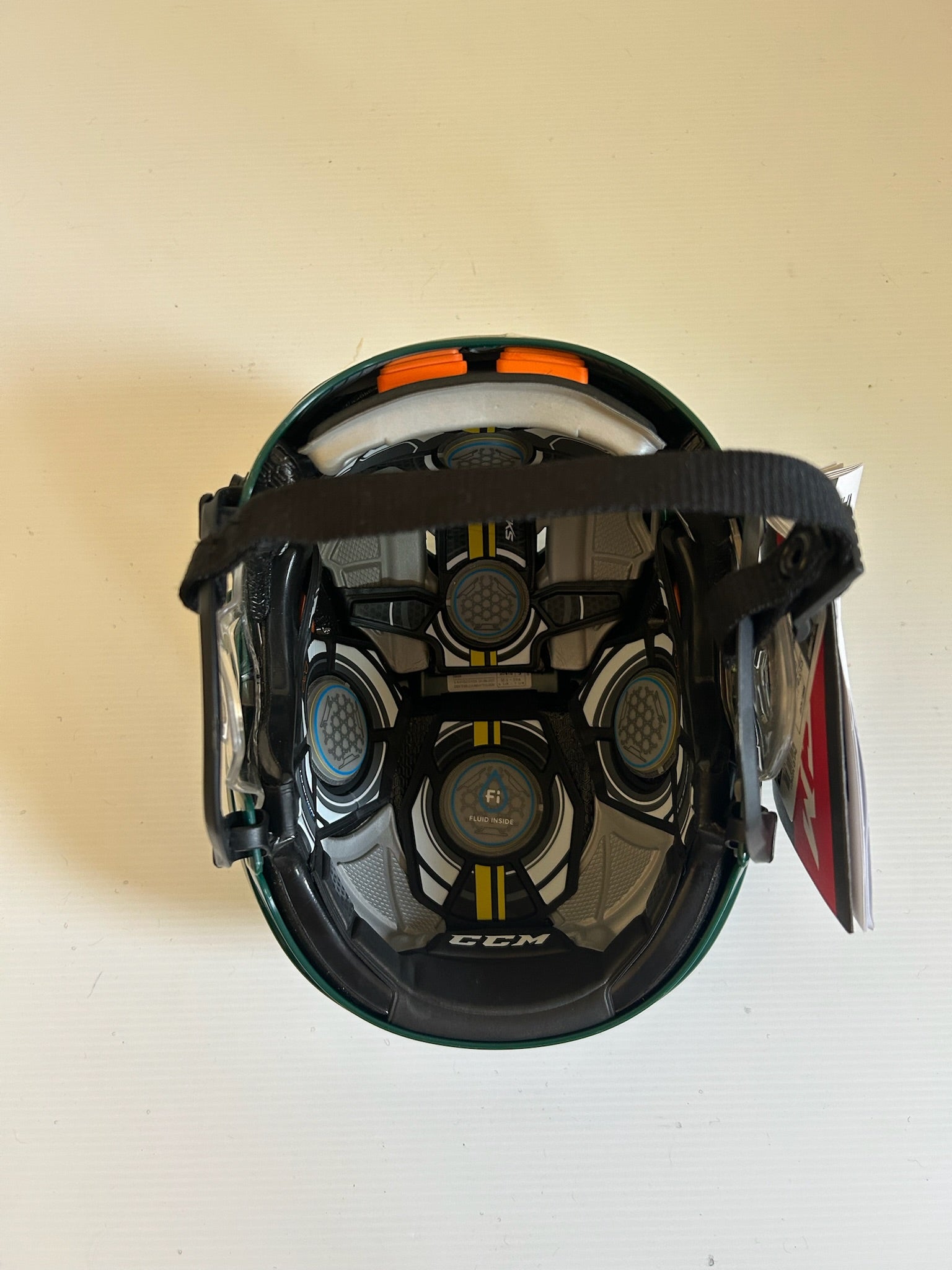 New Small Dark Green CCM Tacks 910 Pro Stock Helmet