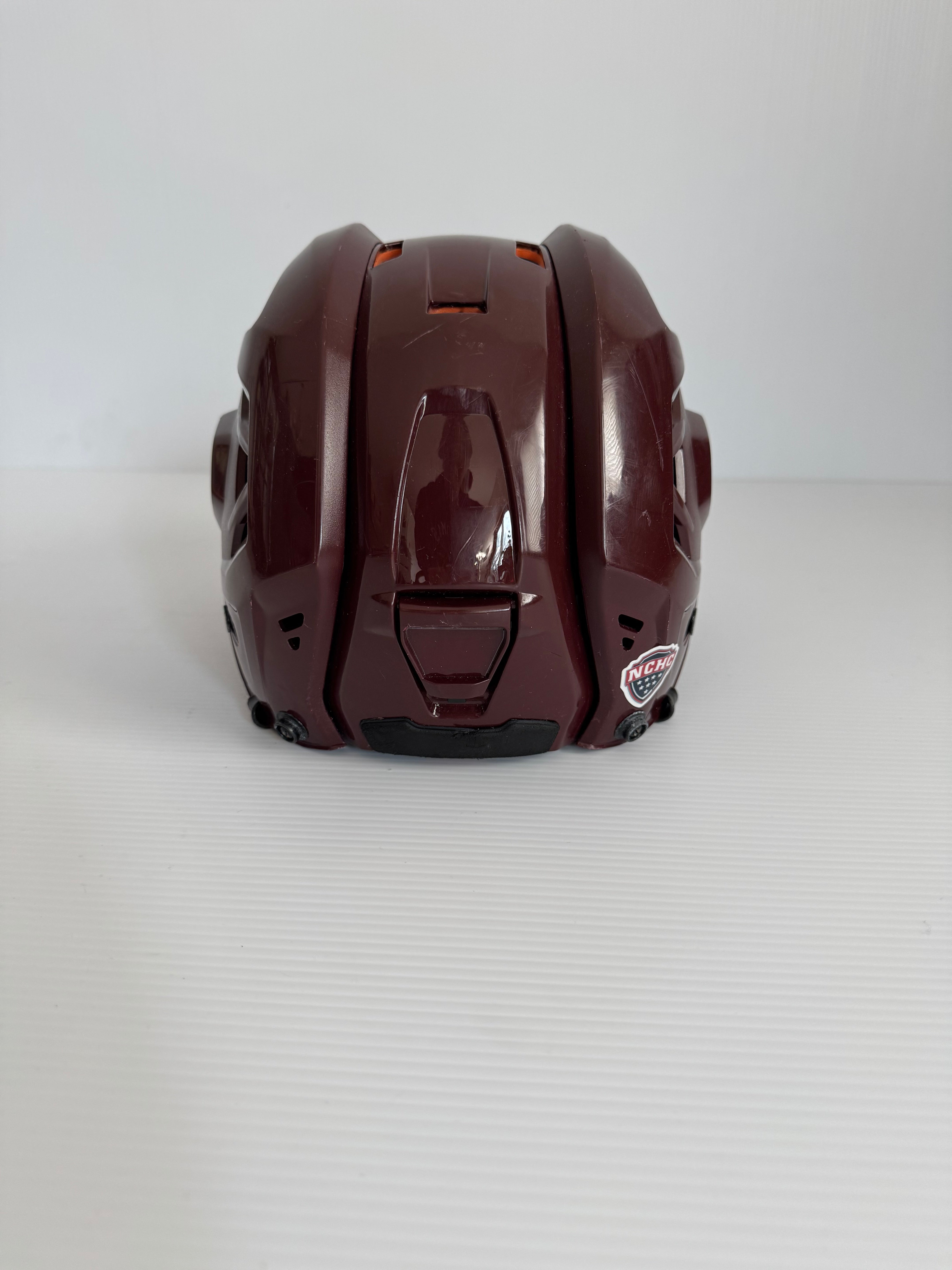 Used NCAA CCM Tacks 310 Helmet – Medium – Maroon – Pro Stock