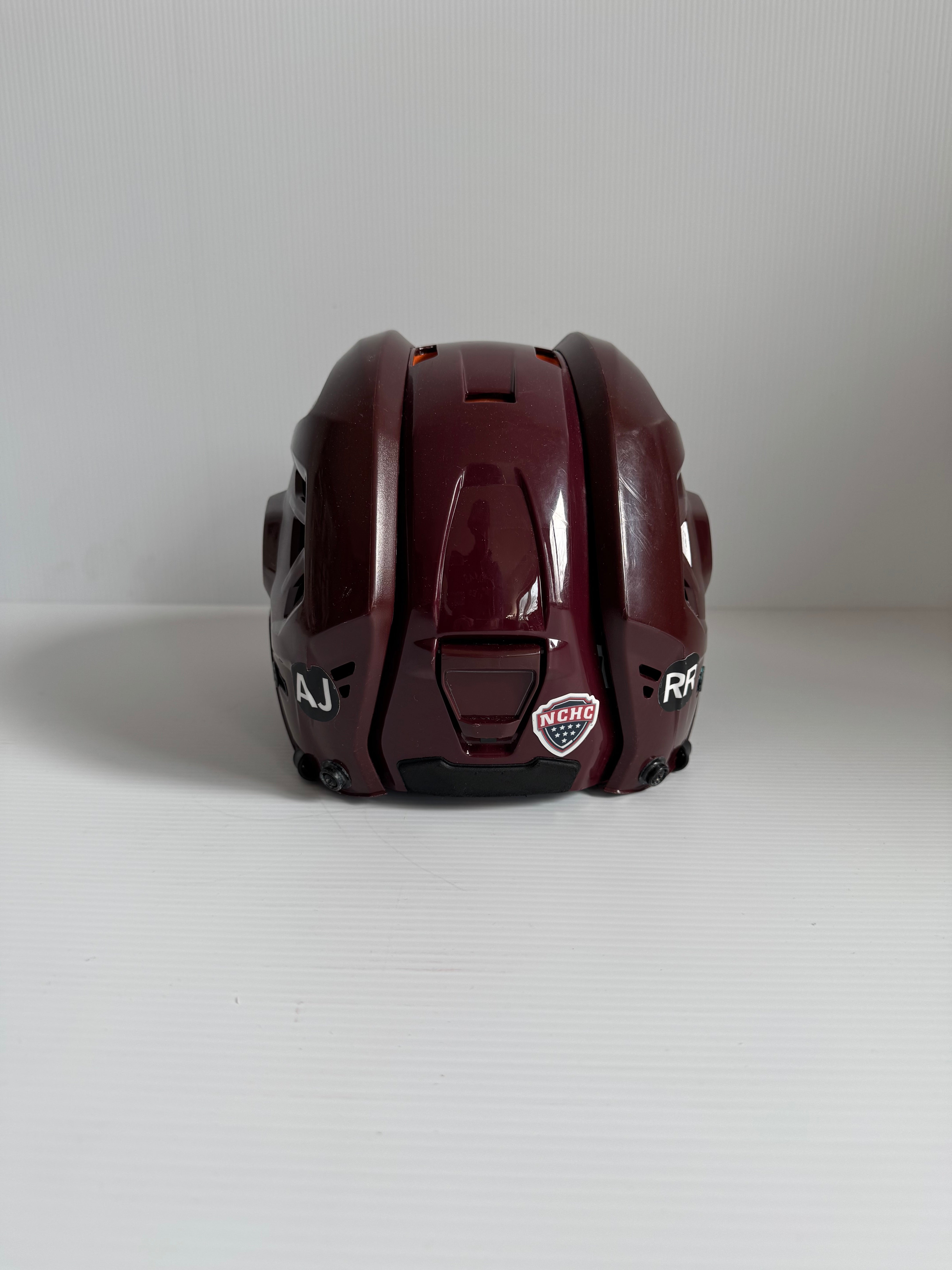 Used NCAA CCM Tacks 310 Helmet – Medium – Maroon – Pro Stock Bulldogs Design