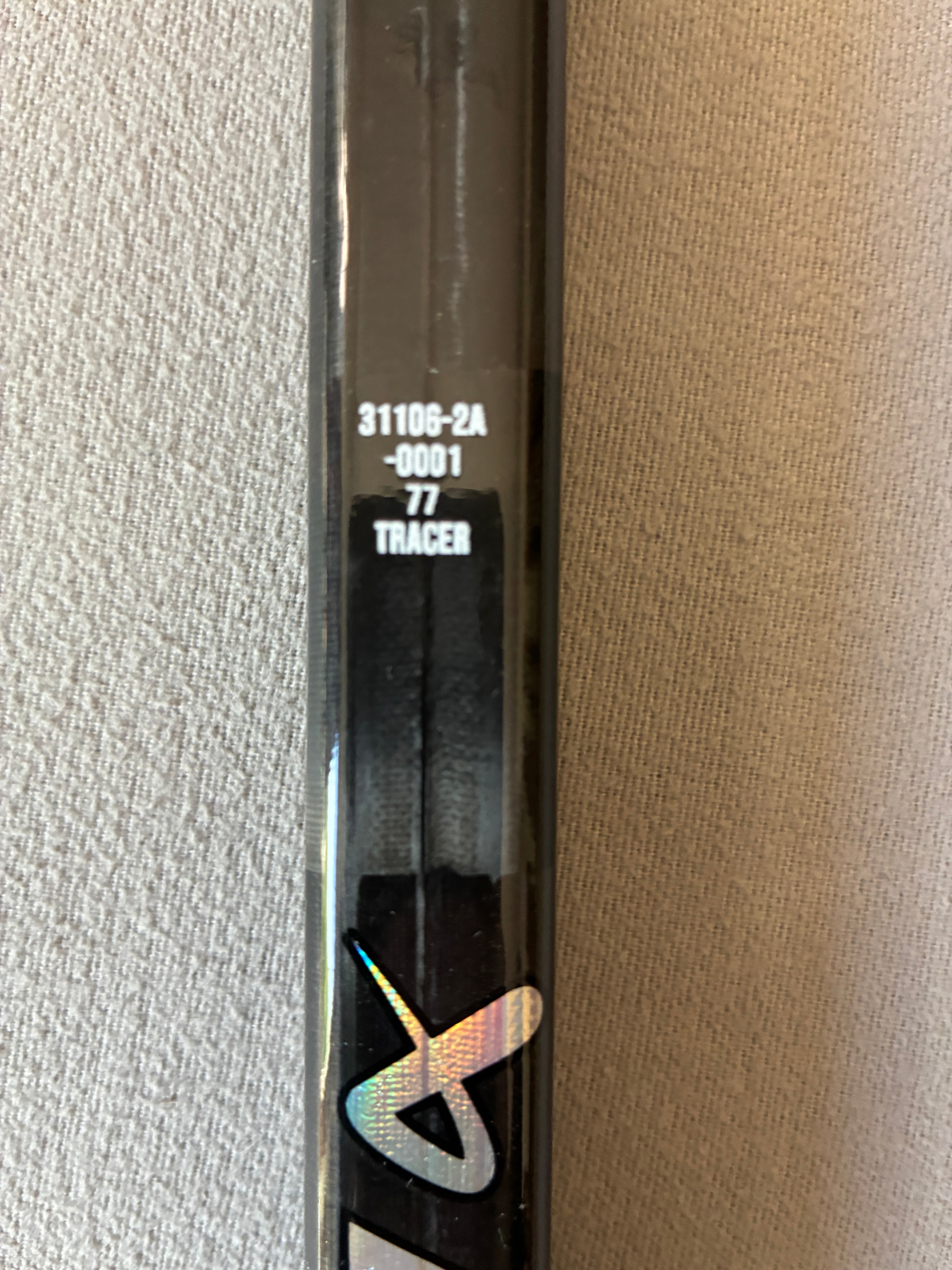 New 77 Flex P92 Senior Bauer Tracer Right Hand Pro Stock Hockey Stick - Red