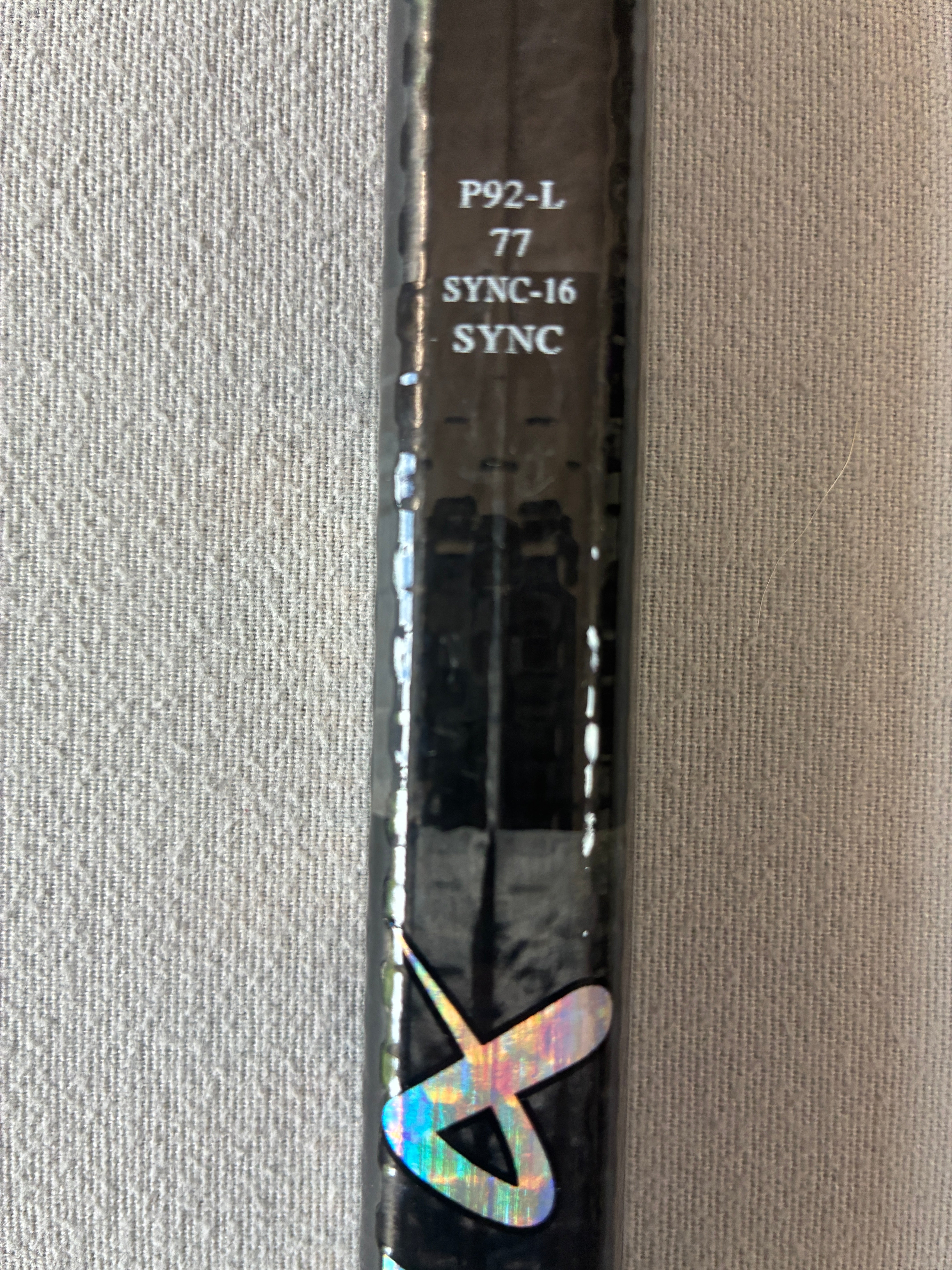 New 77 Flex P92 Senior Bauer Sync Left Hand Pro Stock Hockey Stick - White