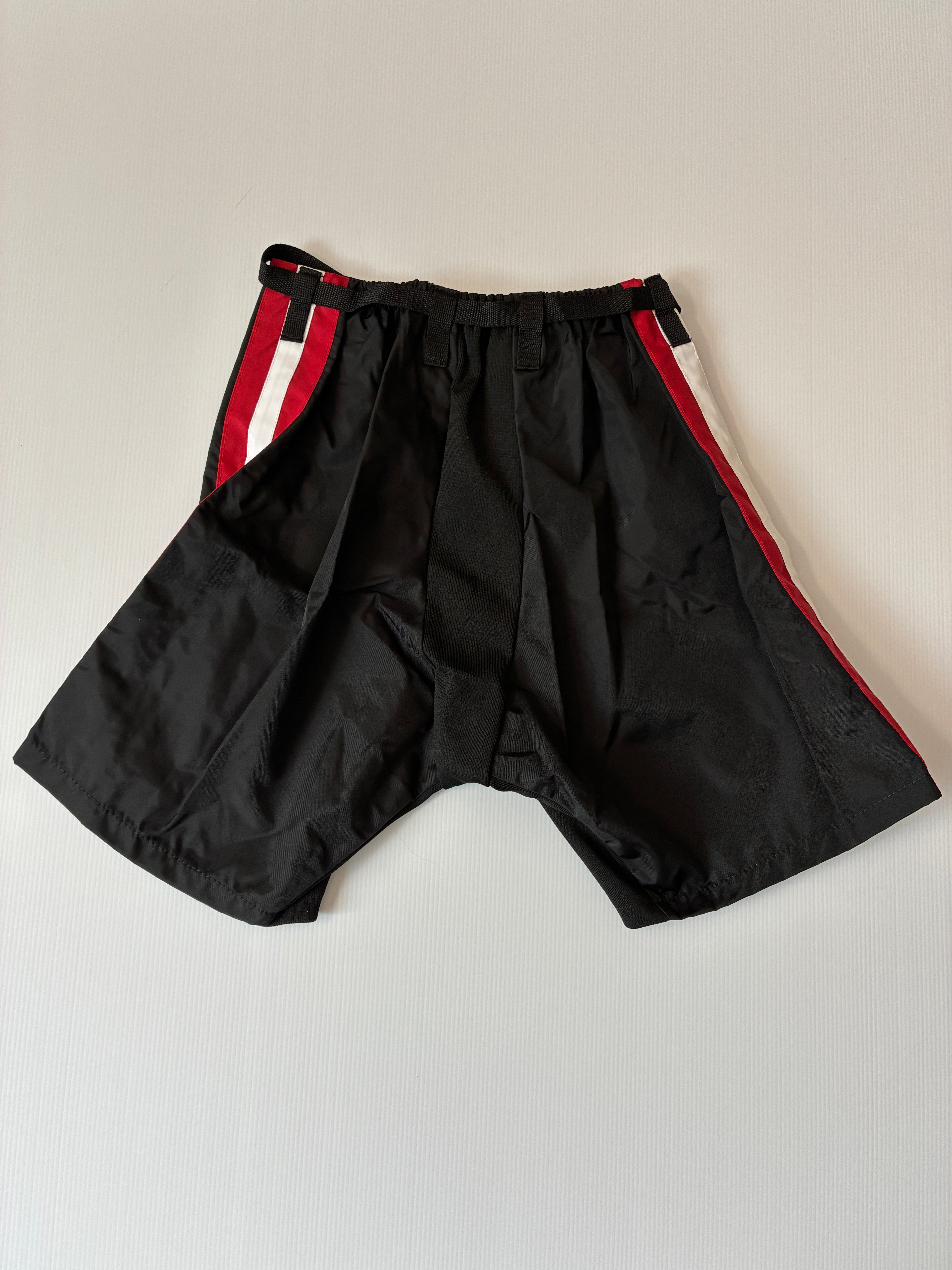 New Senior CCM PP25C Pro Stock Hockey Pant Shells - Black/Red/White