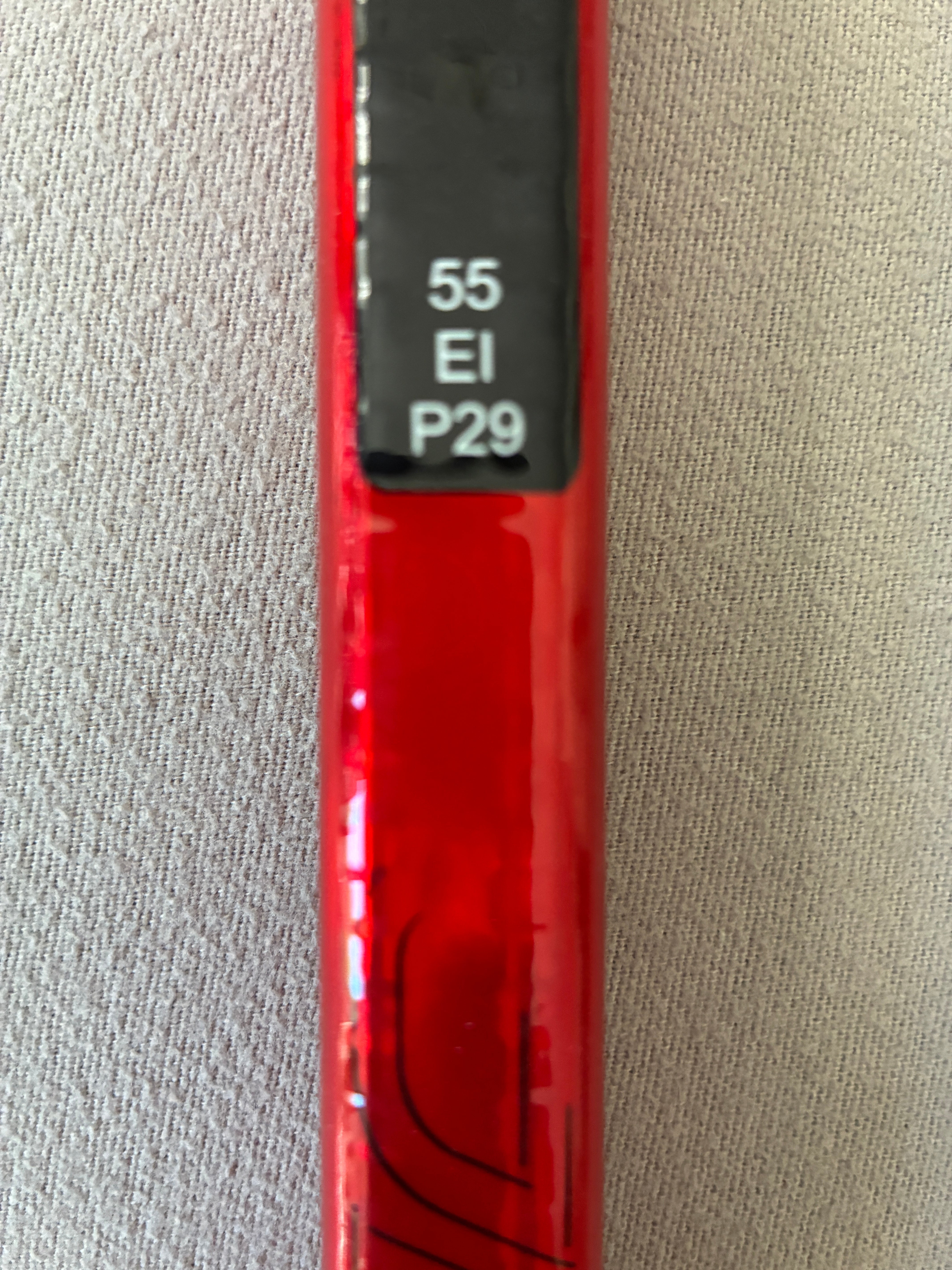 New 55 Flex P29 Senior CCM Ribcor Team (Jetspeed Dress) Right Hand Hockey Stick - Red