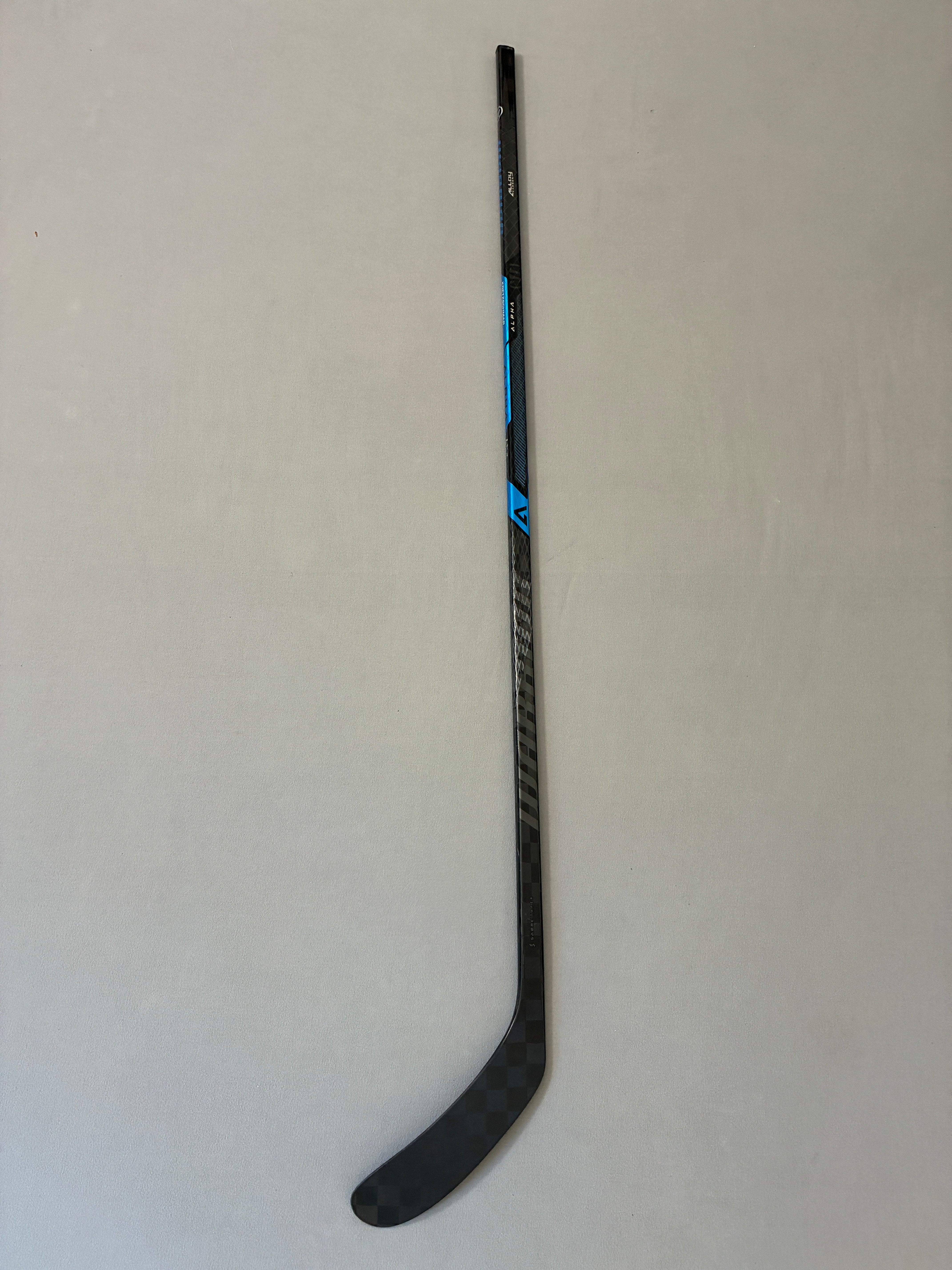 New 90 Flex W28 Senior Warrior Alpha LX3 Pro Left Hand Pro Stock Hockey Stick - Blue