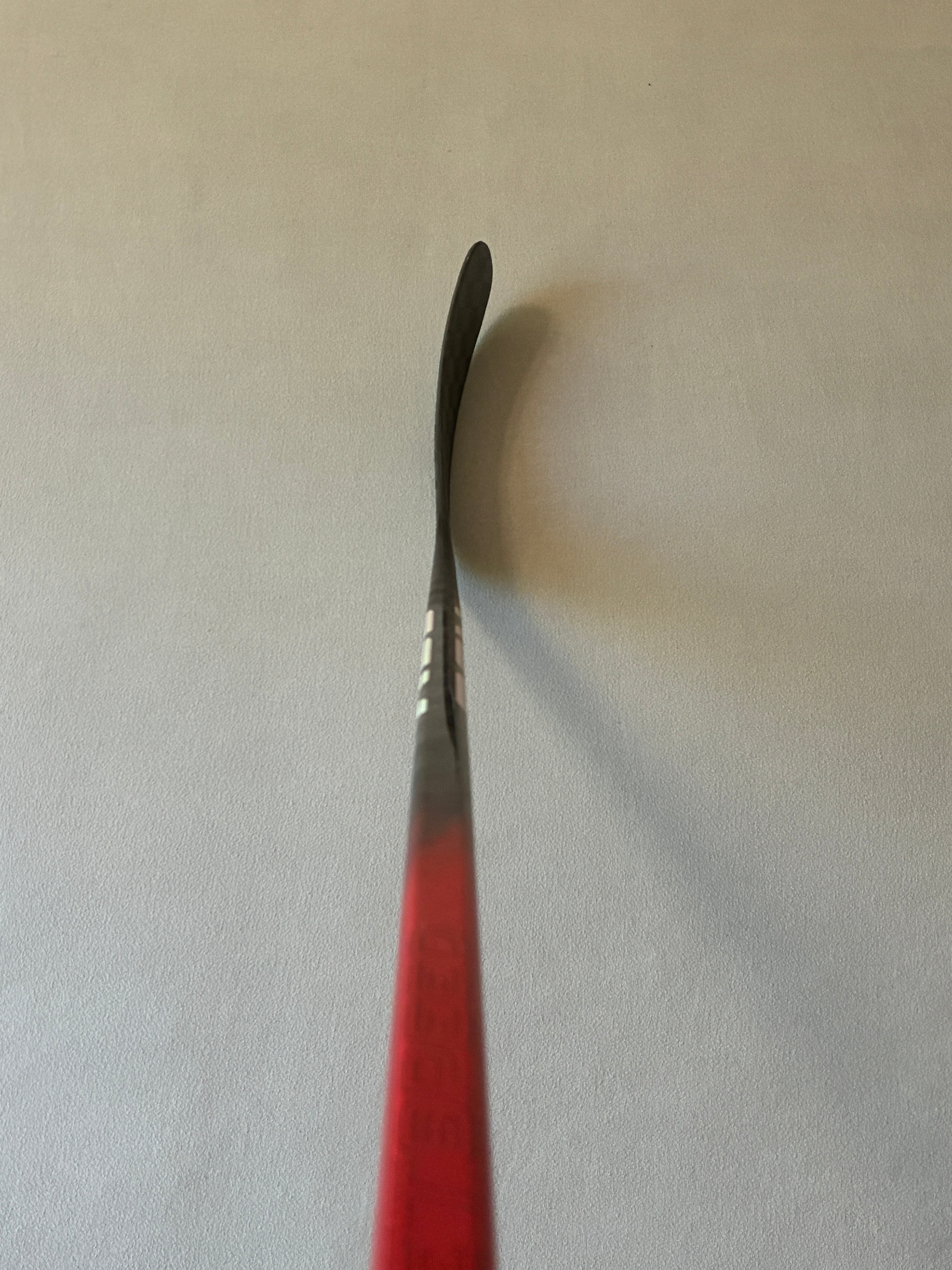 New 95 Flex P29 Senior CCM Ribcor Team (Jetspeed dress) Left Hand Pro Stock Hockey Stick - Red