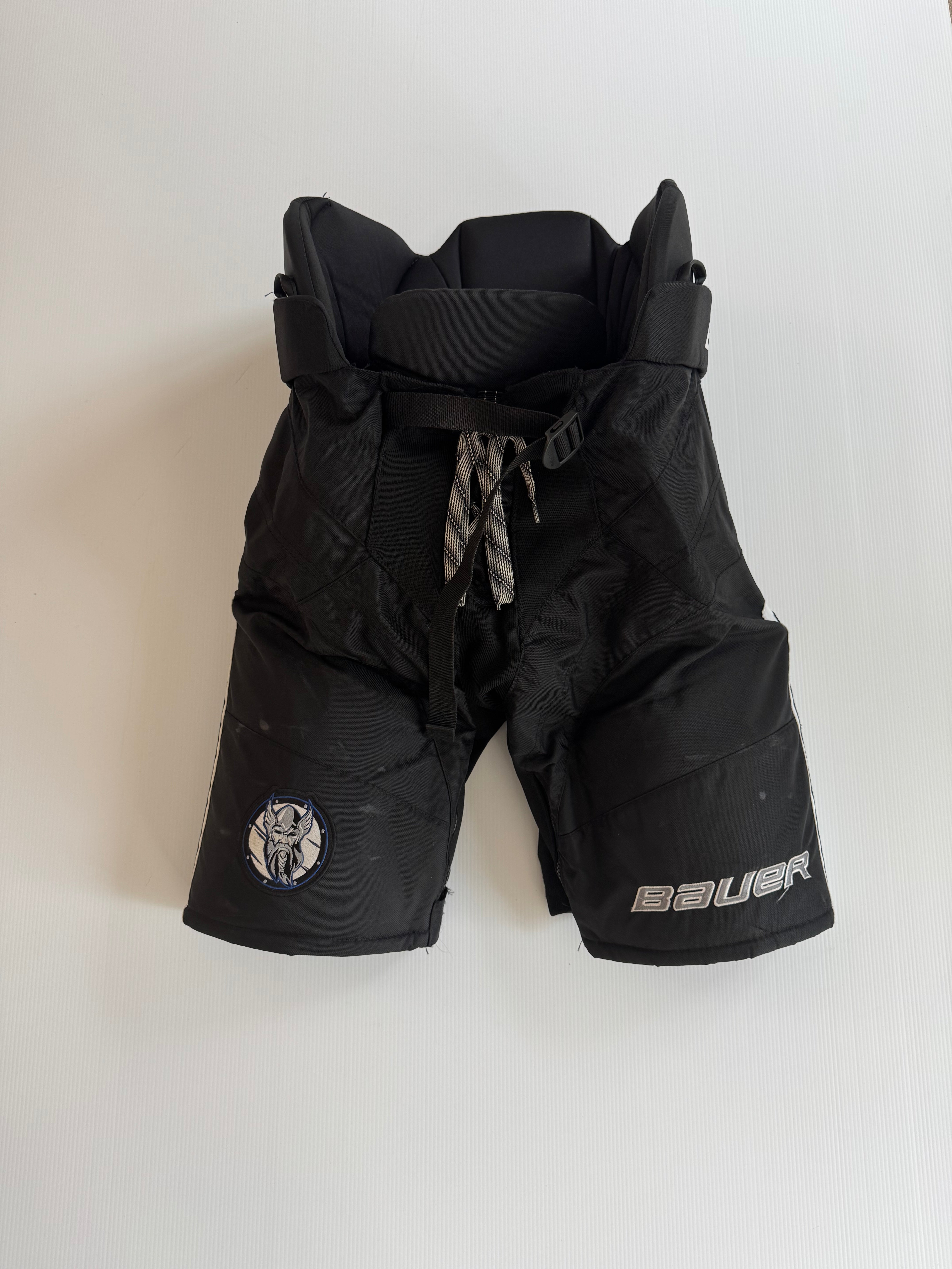 Used Senior Large Bauer Nexus Custom Pro Stock Hockey Pants – Black (NAHL)