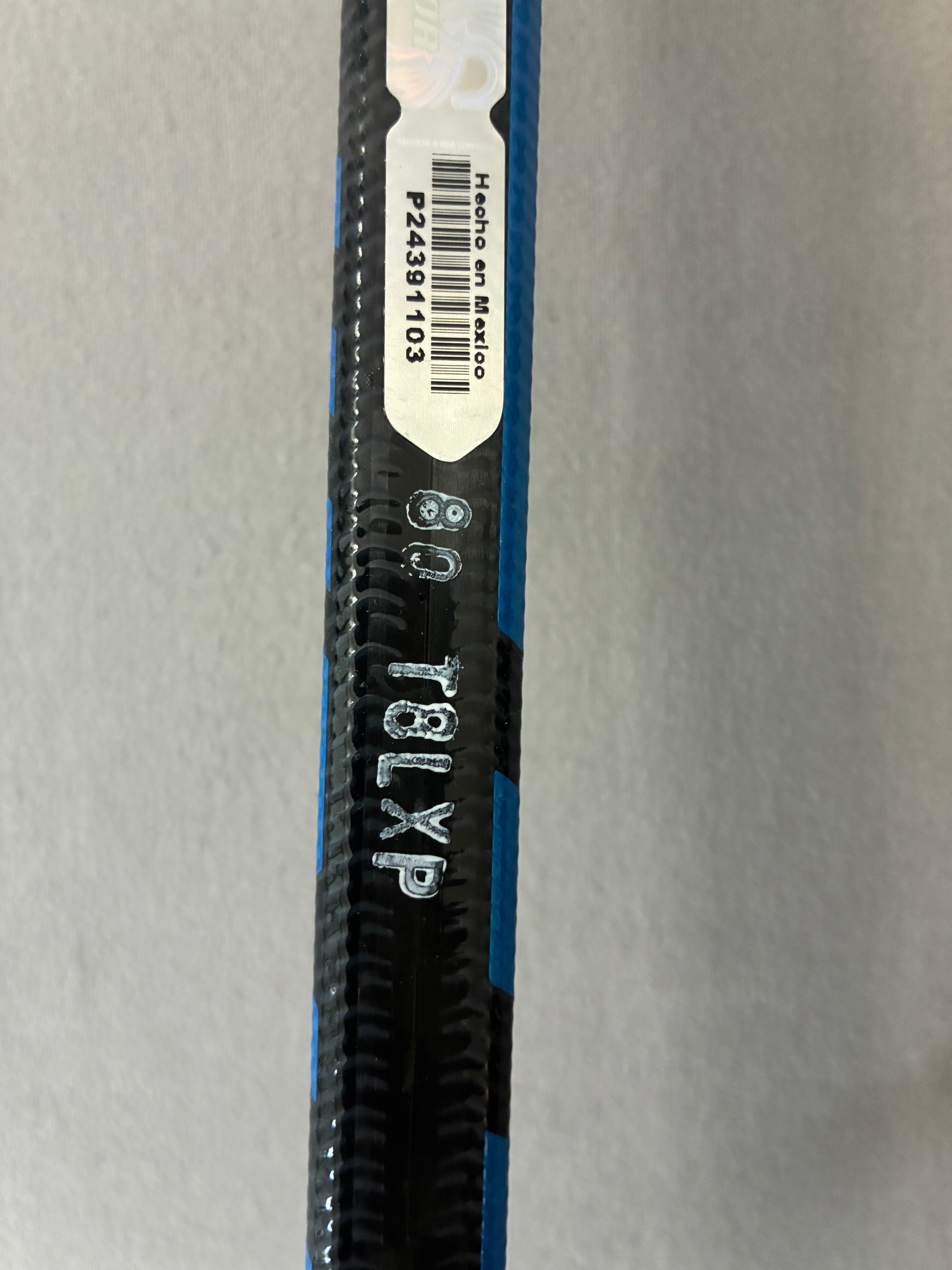 New 80 Flex W03 Senior Warrior Novium Pro Left Hand Pro Stock Hockey Stick - Blue