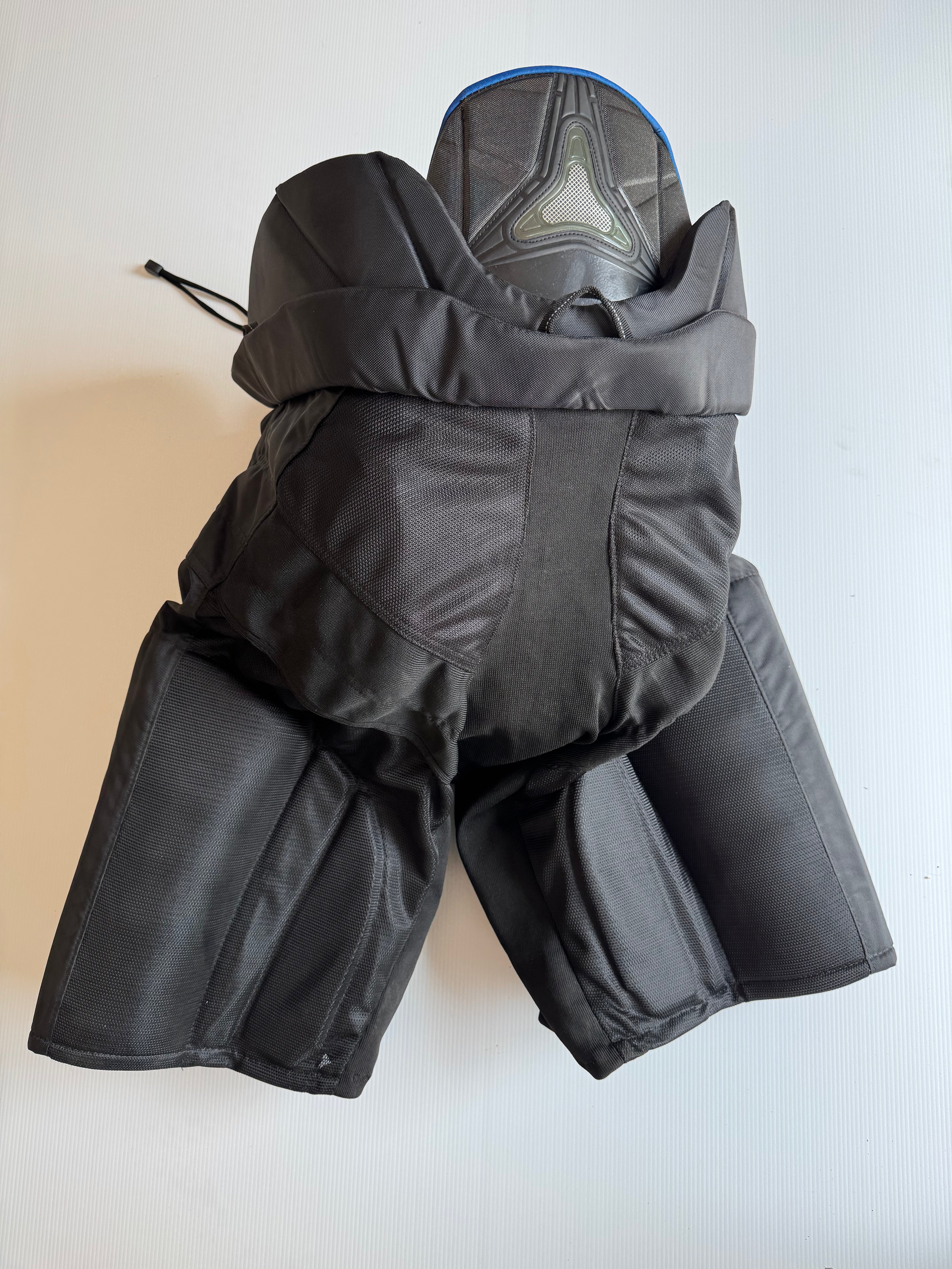 New Black Senior XL +2" Pro Stock Bauer Nexus Custom Pro Hockey Pants (NCAA)