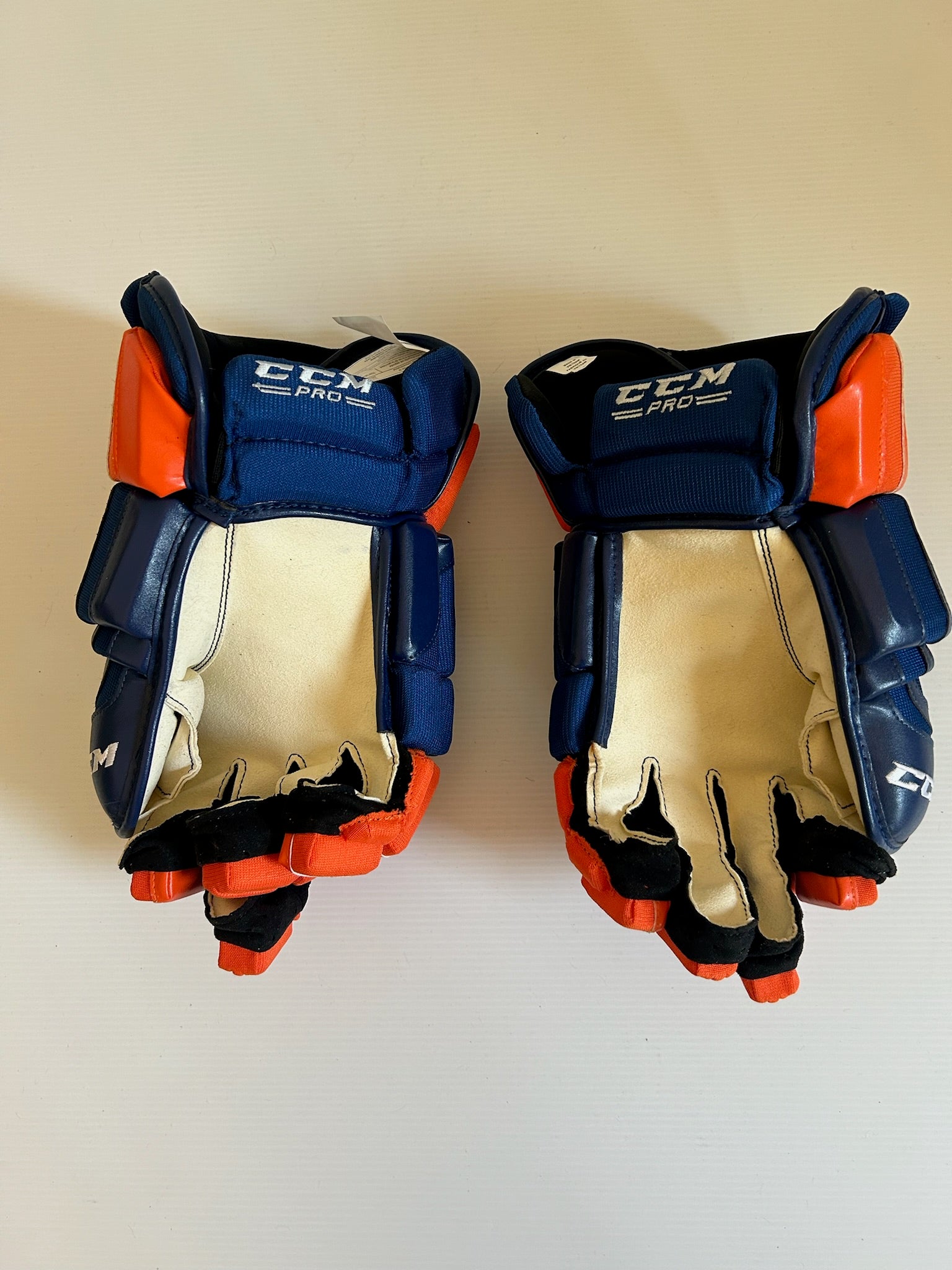 New CCM HGCLPRSP 15" Hockey Gloves - Royal/Orange