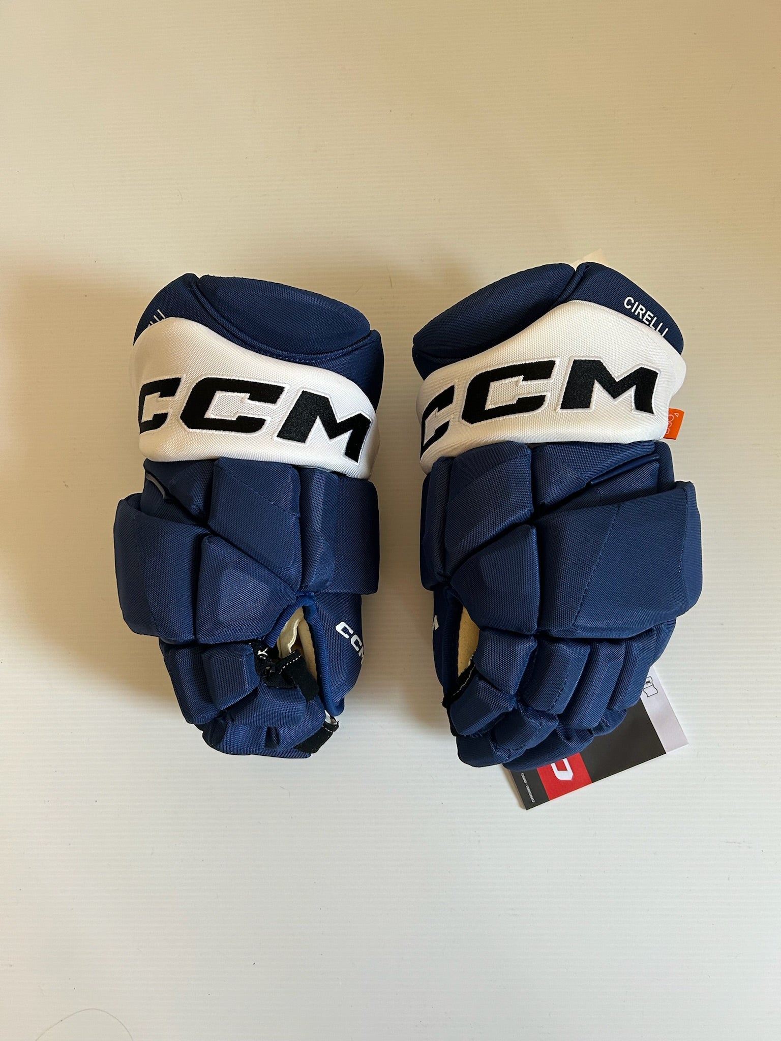 New CCM HPJSPP 14" Hockey Gloves - Royal/White