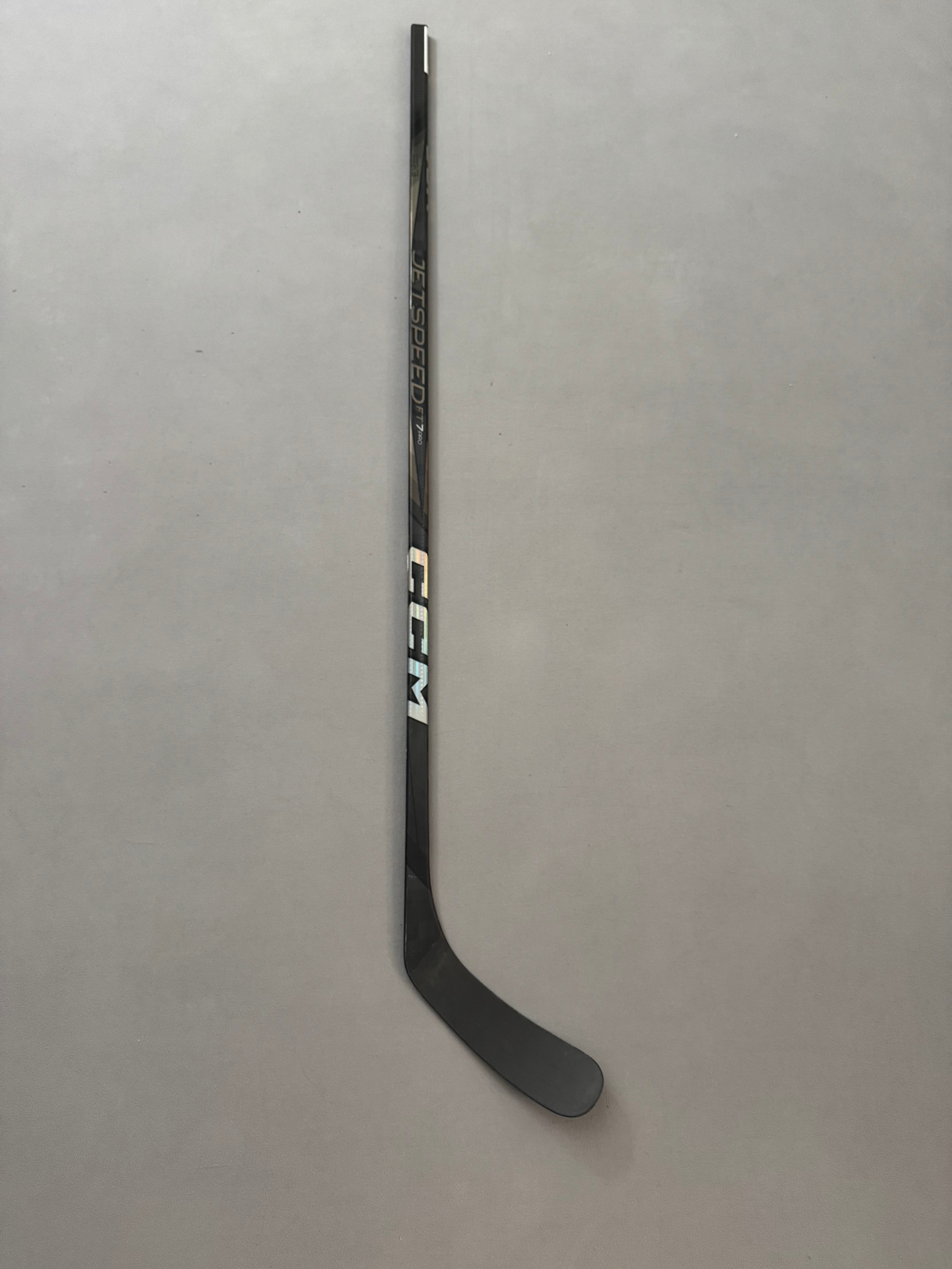 New Chrome CCM Ribcor Trigger 8 Pro (FT7 Pro Dress) Left Hand 70 Flex P28M Pro Stock Stick
