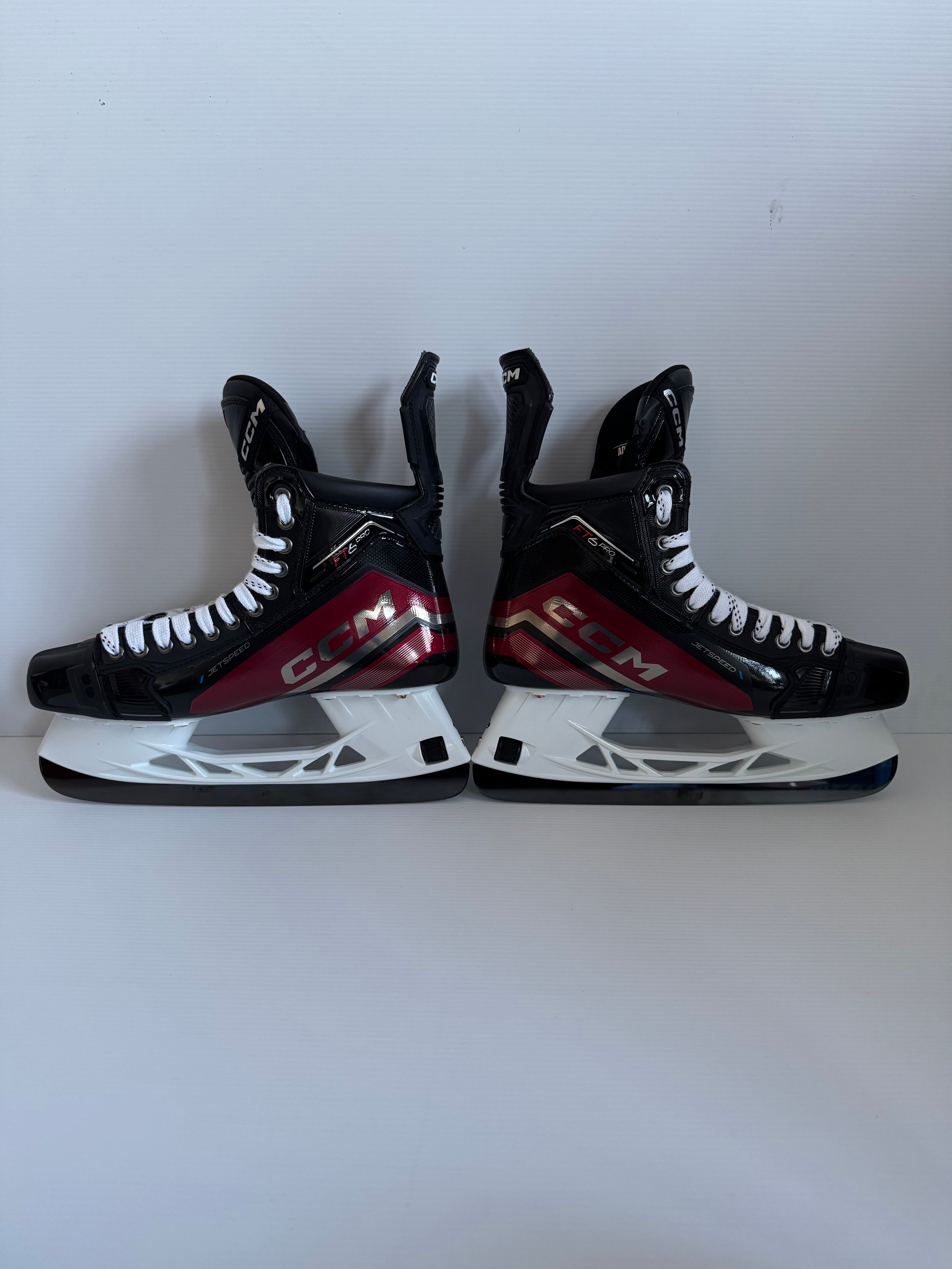 New Senior CCM JetSpeed FT6 Pro Size 11.5 Regular Custom Maroon Hockey Skates