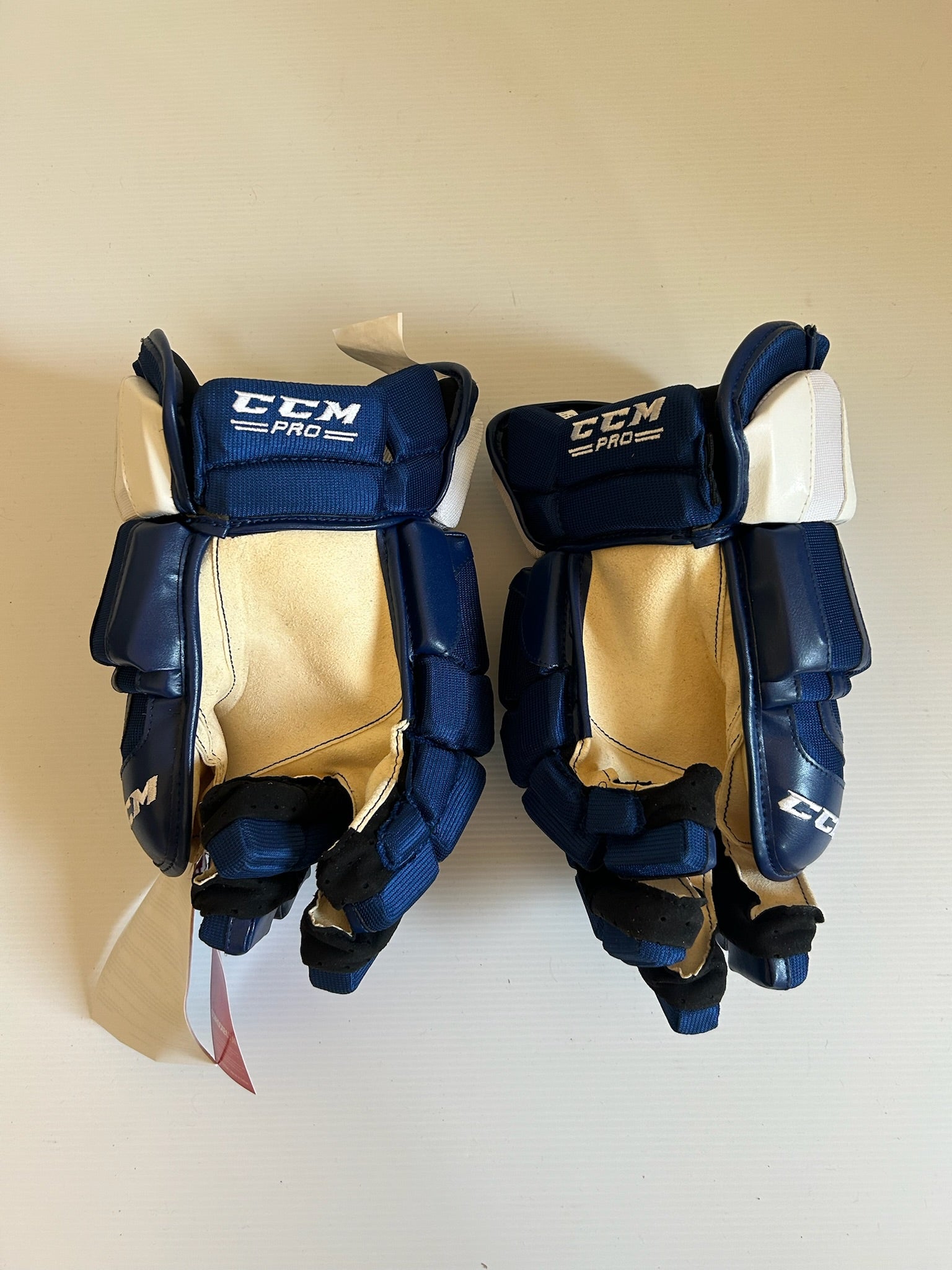 New CCM HGCLPX 15" Hockey Pro Stock Gloves - Royal/White (NHL)