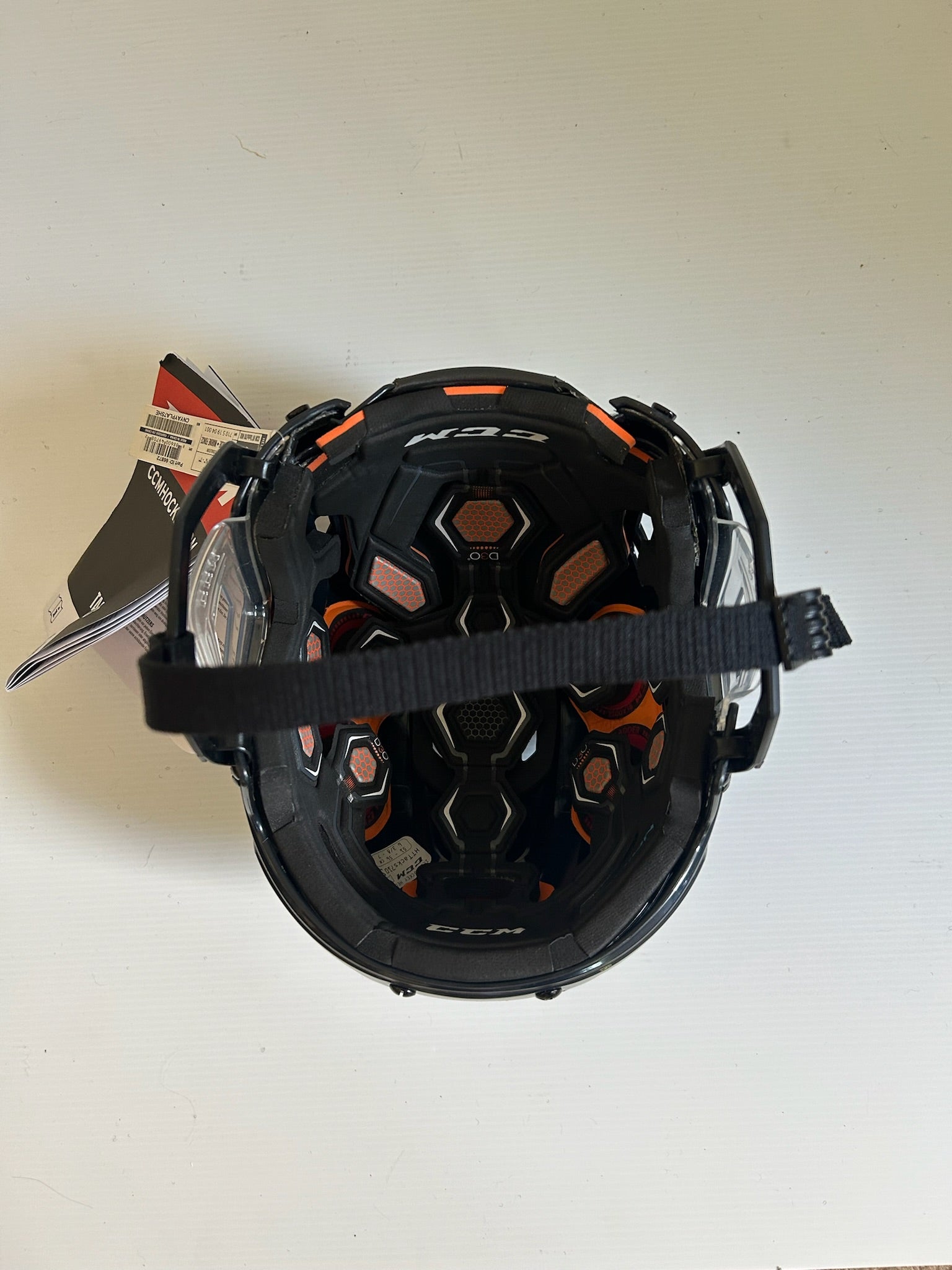 New Midnight Blue CCM Tacks 710 Pro Stock Helmet