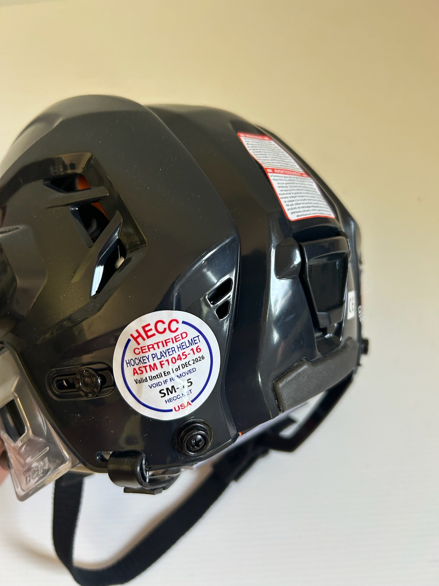 New Midnight Blue CCM Tacks 710 Pro Stock Helmet