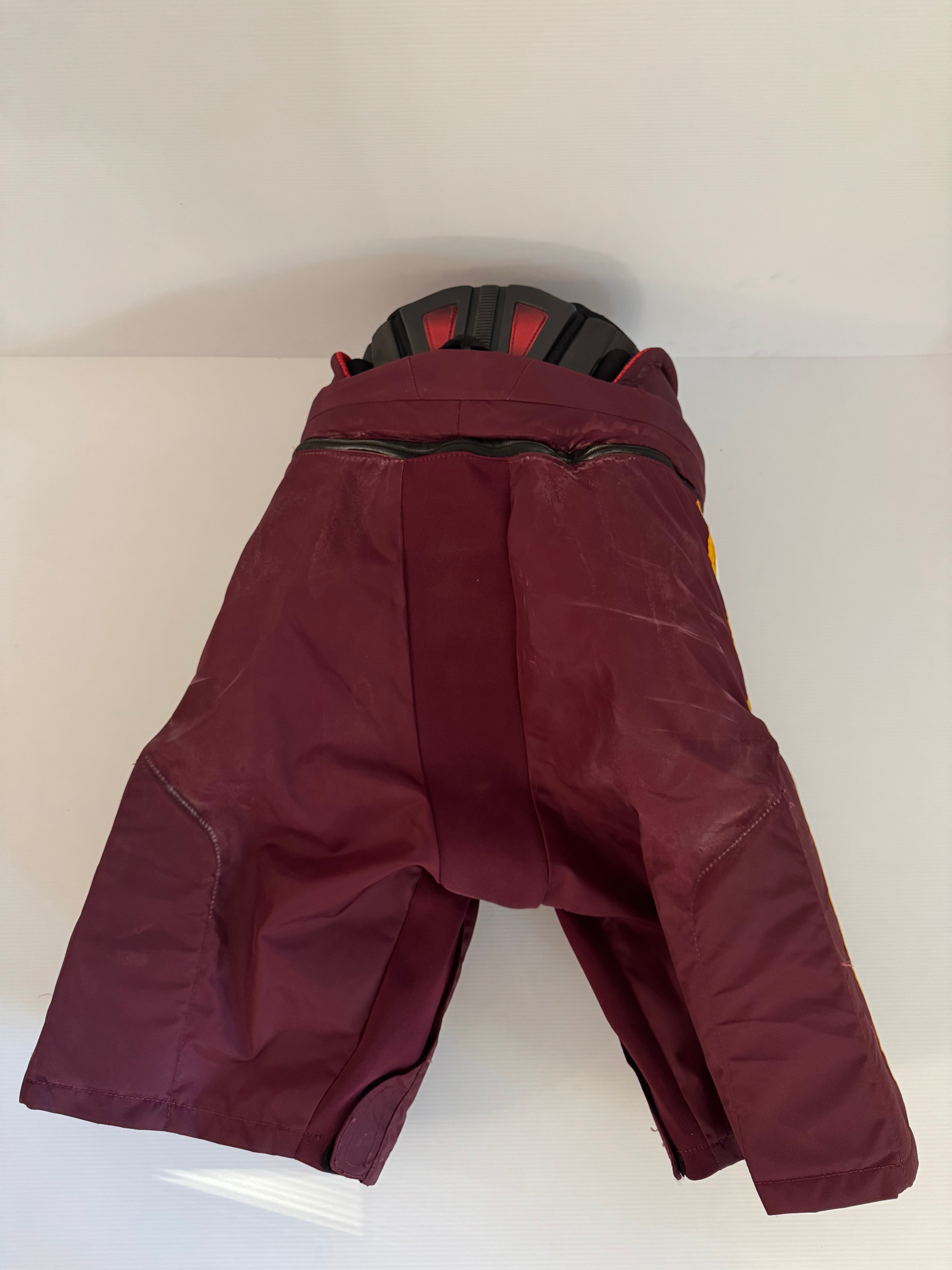 Used CCM HP45 Senior Large +1" Pro Stock Hockey Pants – Maroon/Gold