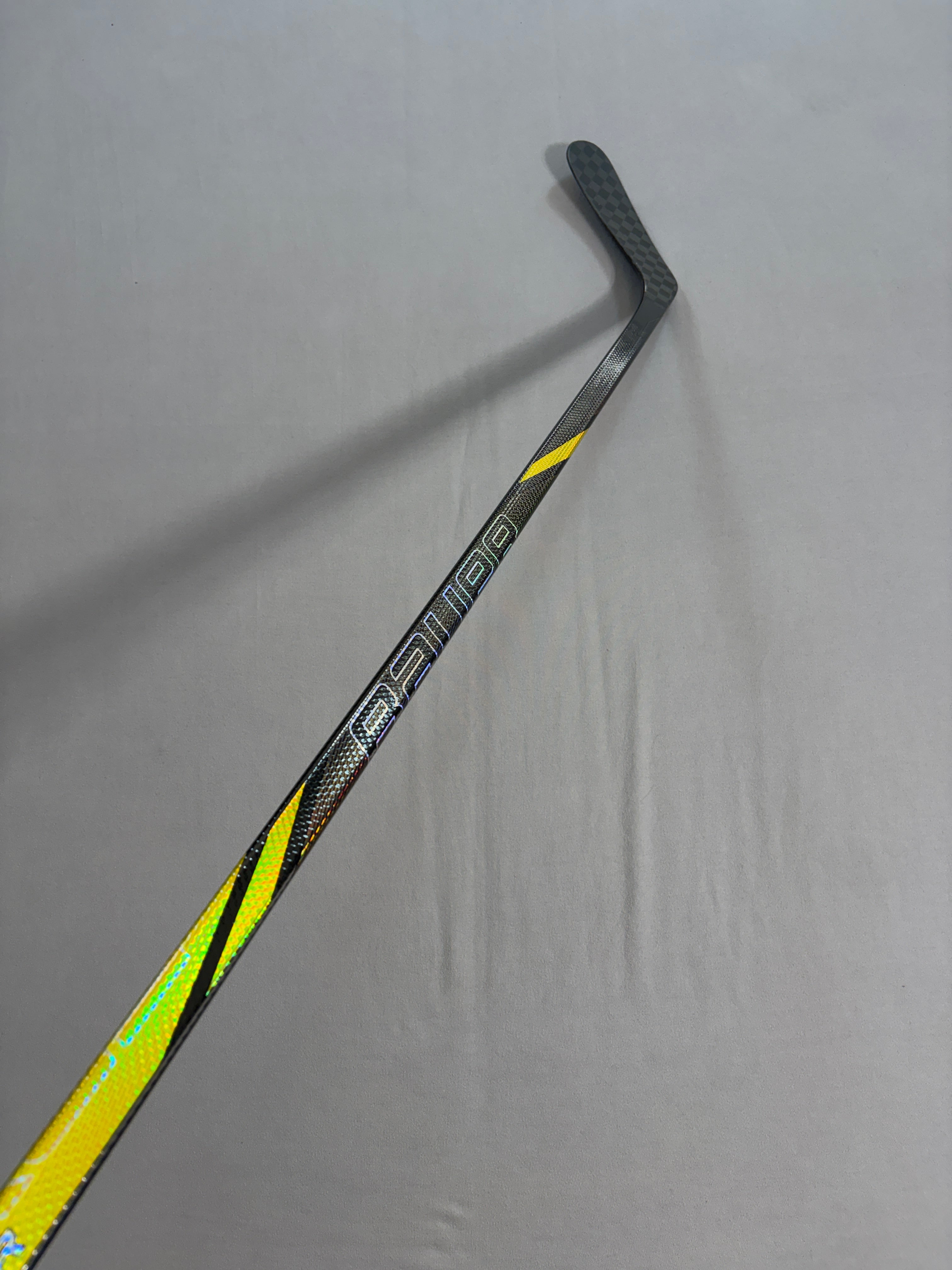 New 70 Flex P92 Senior Bauer Nexus League (Tracer dress) Left Hand Pro Stock Hockey Stick - Gold