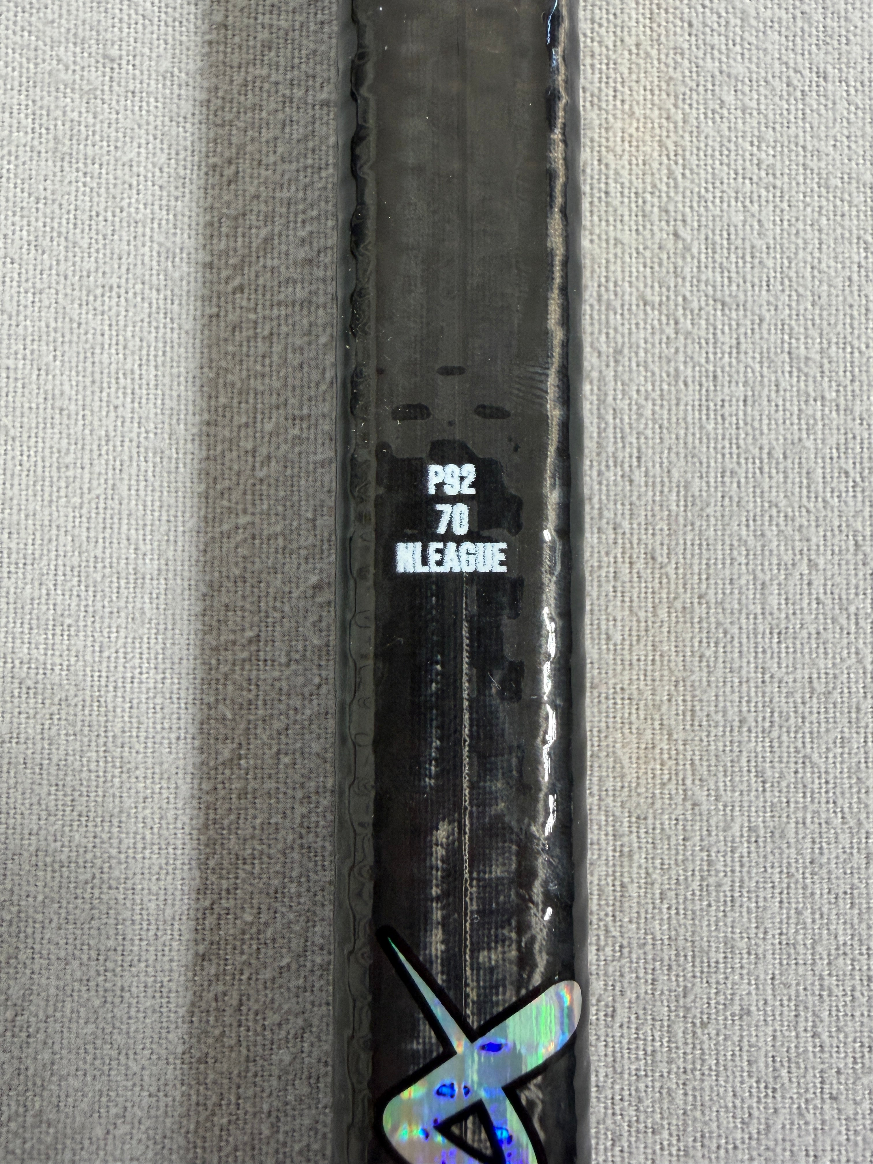 New 70 Flex P92 Senior Bauer Nexus League (Tracer dress) Left Hand Pro Stock Hockey Stick - Gold