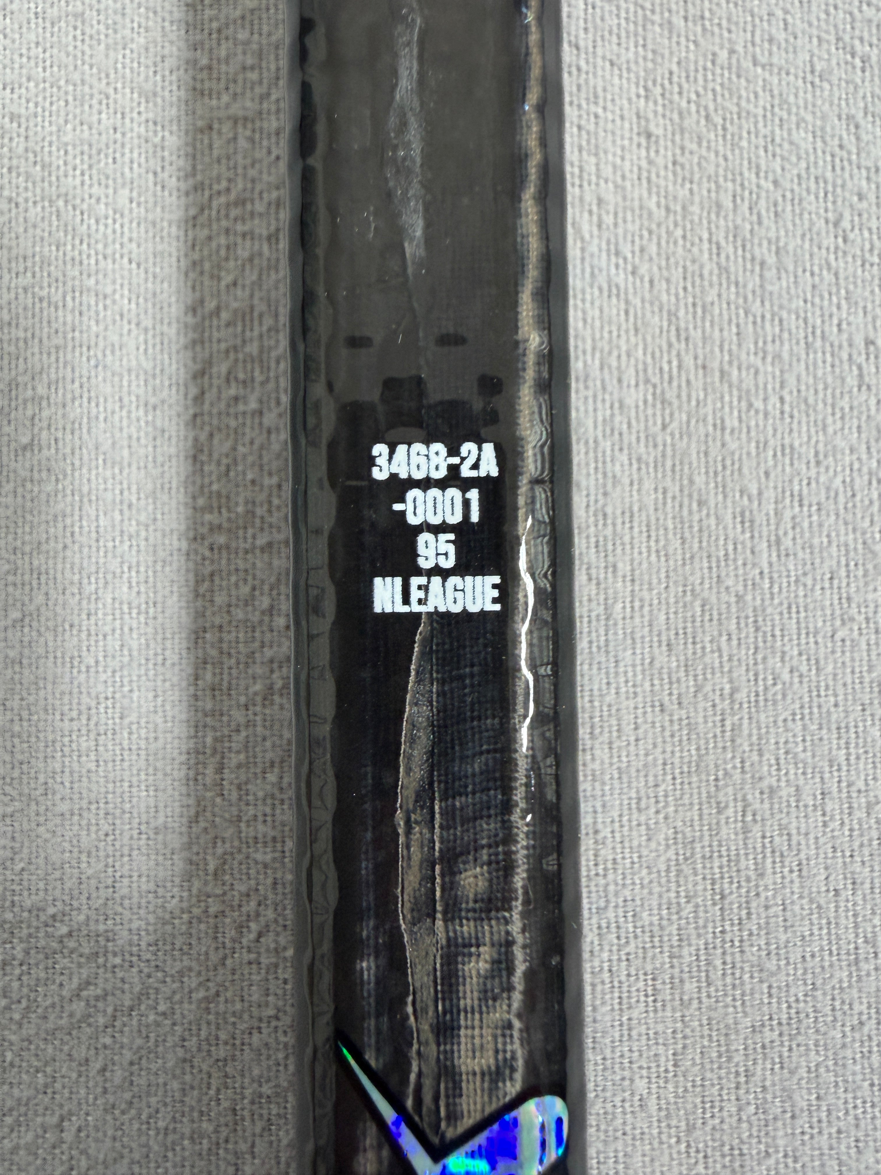 New 95 Flex P92 Senior Bauer Nexus League (Tracer dress) Right Hand Pro Stock Hockey Stick - Gold