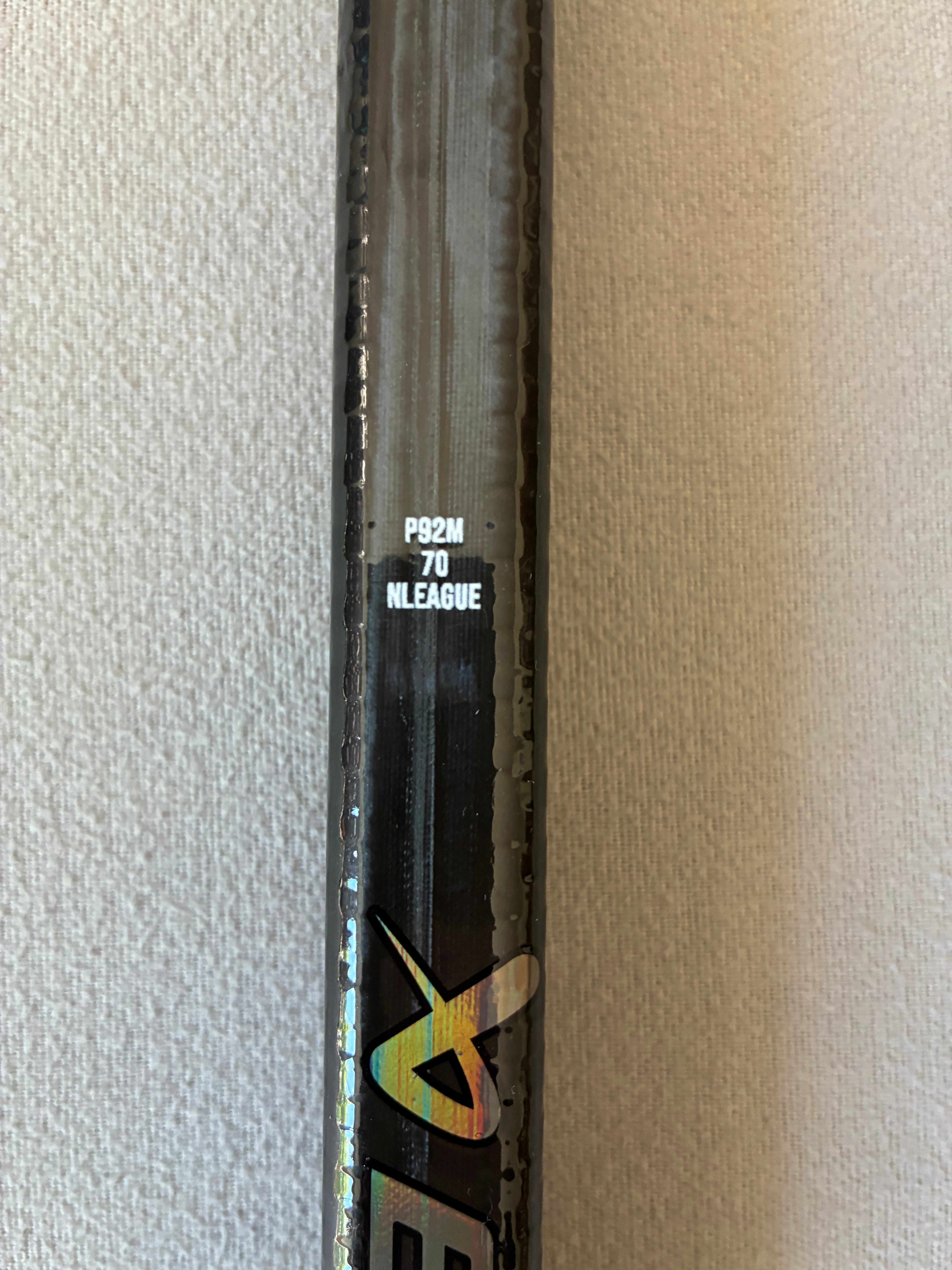 New 70 Flex P92M Senior Bauer Nexus League (Tracer dress) Left Hand Pro Stock Hockey Stick - Black