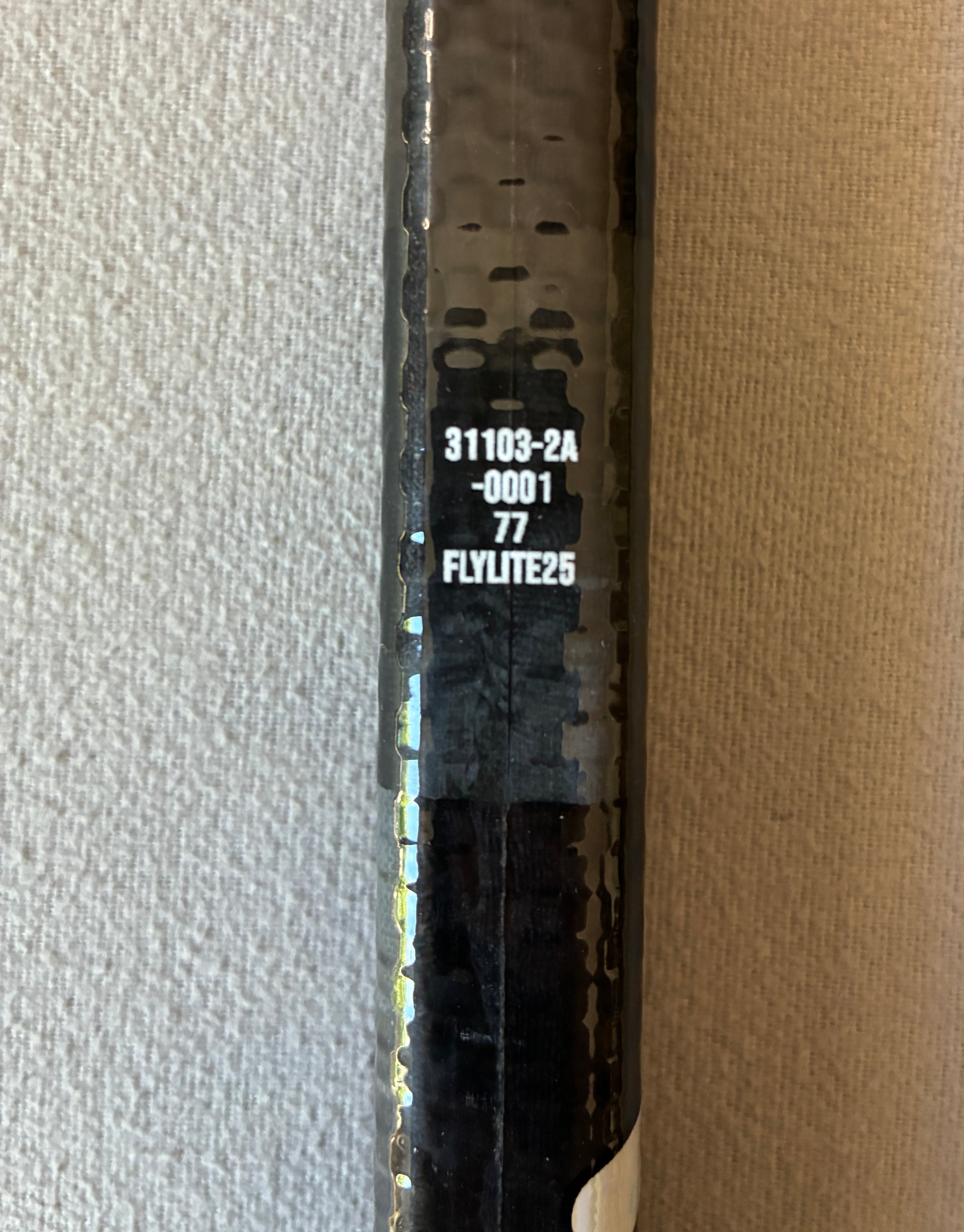 New 77 Flex P90TM Senior Bauer Flylite Left Hand Pro Stock Hockey Stick - Red