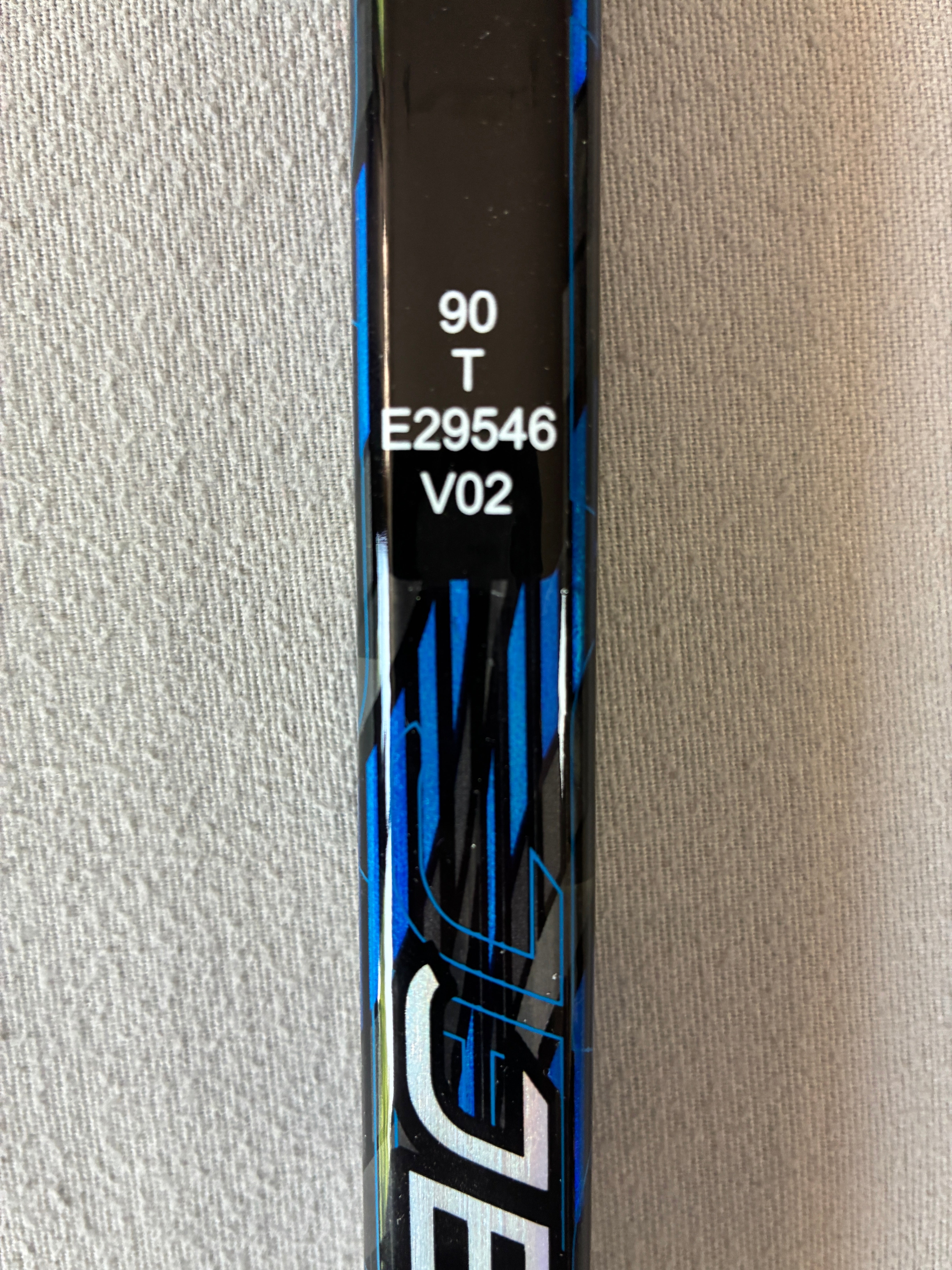 New 90 Flex P46M Senior CCM JetSpeed FT5 Pro Left Hand Pro Stock Hockey Stick - Blue