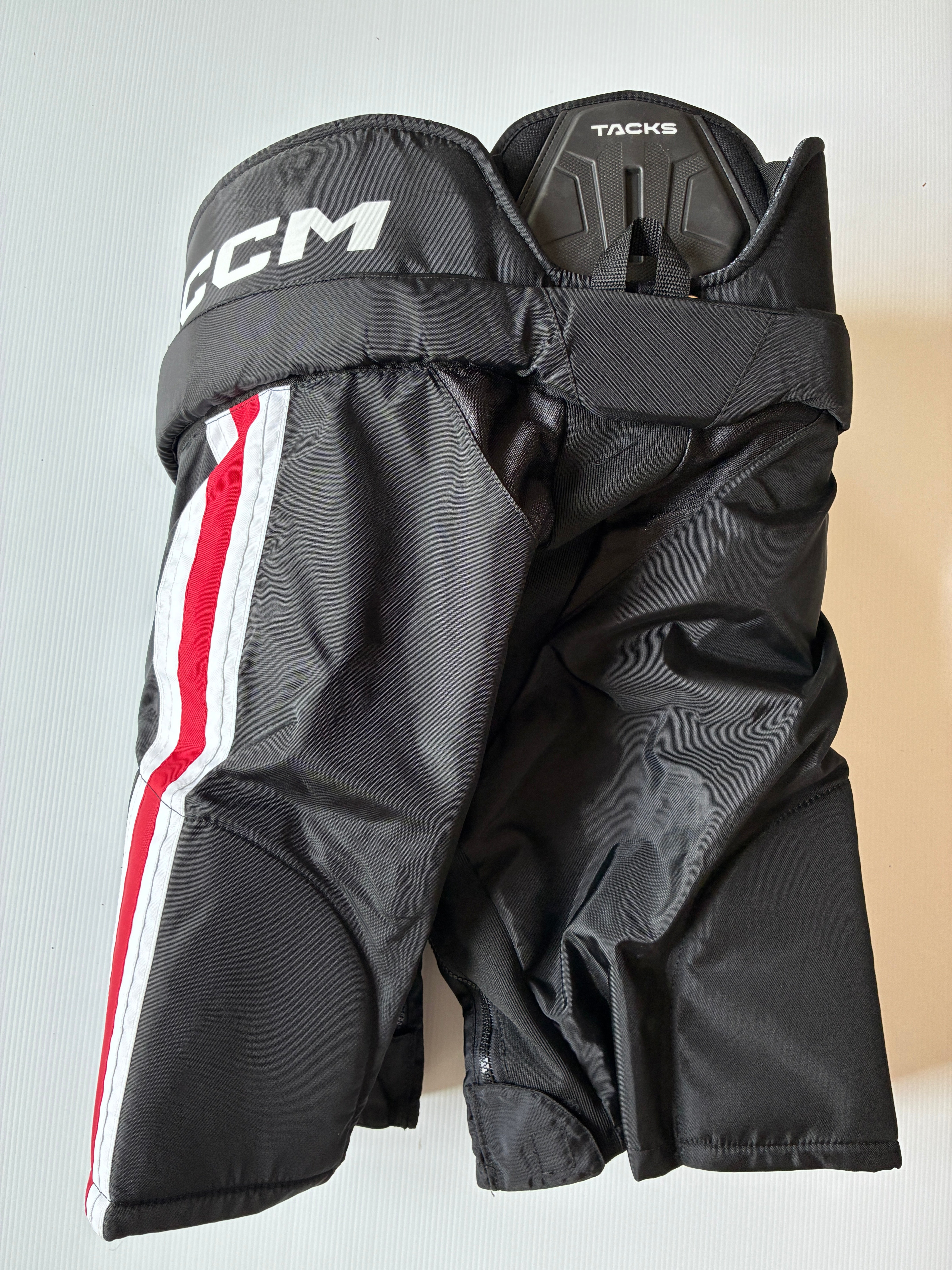 New Senior CCM 85C Hockey Pants - Black/Red/White