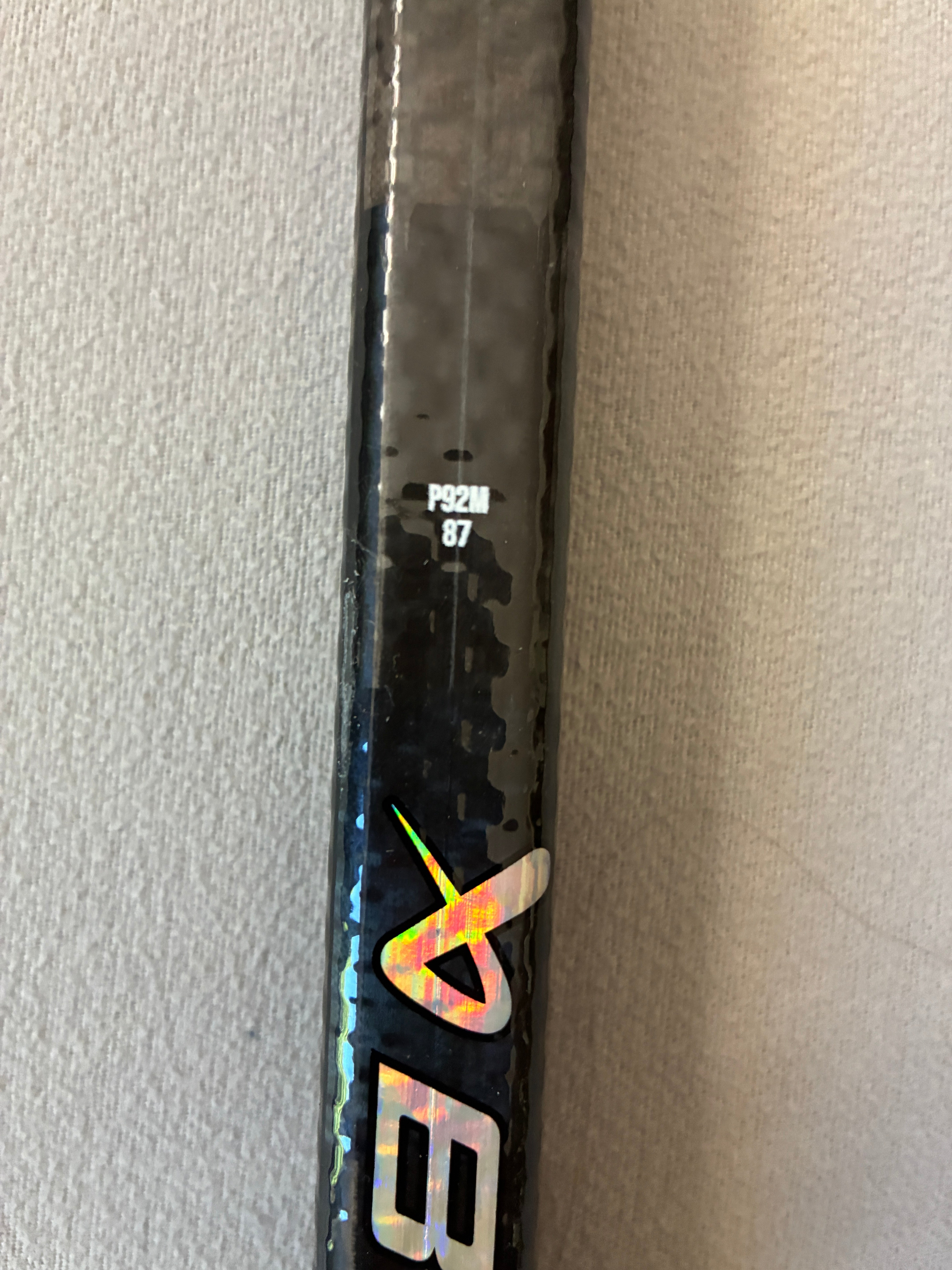 New 87 Flex P92M Senior Bauer Nexus Tracer Left Hand Pro Stock Hockey Stick - Maroon