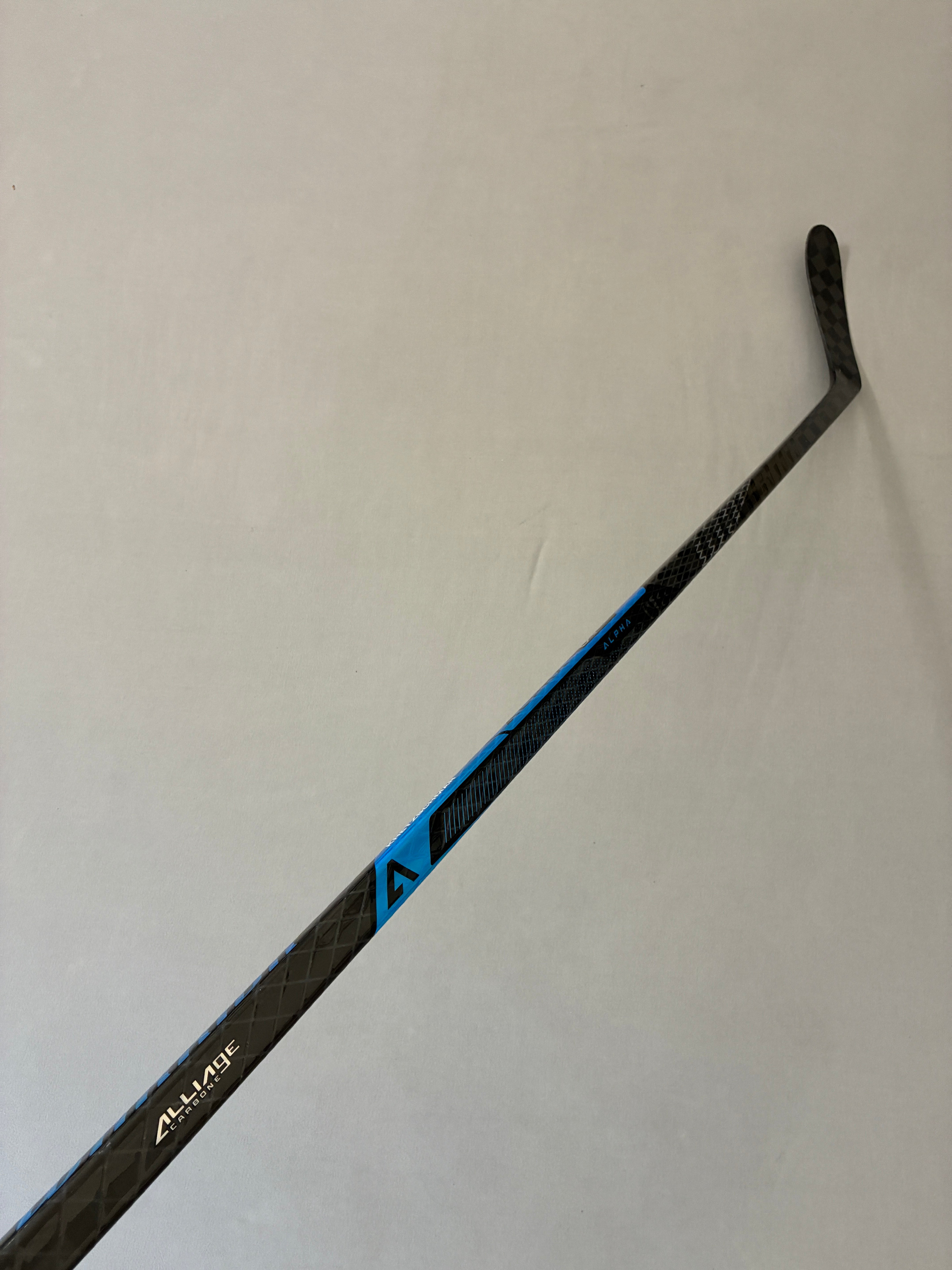 New 90 Flex W28 Senior Warrior Alpha LX3 Pro Left Hand Pro Stock Hockey Stick - Blue