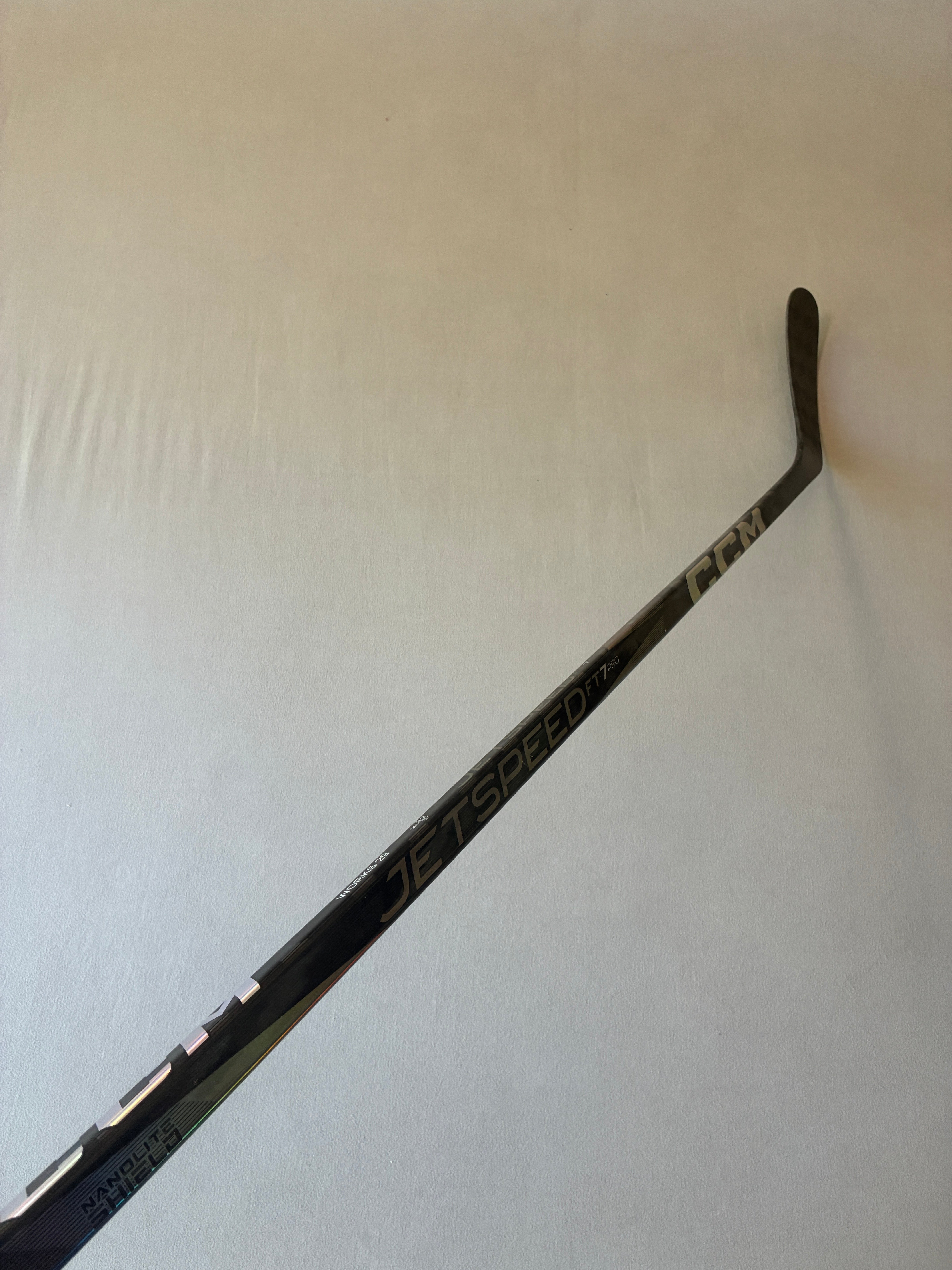 New 80 Flex P29 Senior CCM Ribcor Trigger 8 Pro (FT7 Pro Dress) Left Hand Pro Stock Hockey Stick - Black