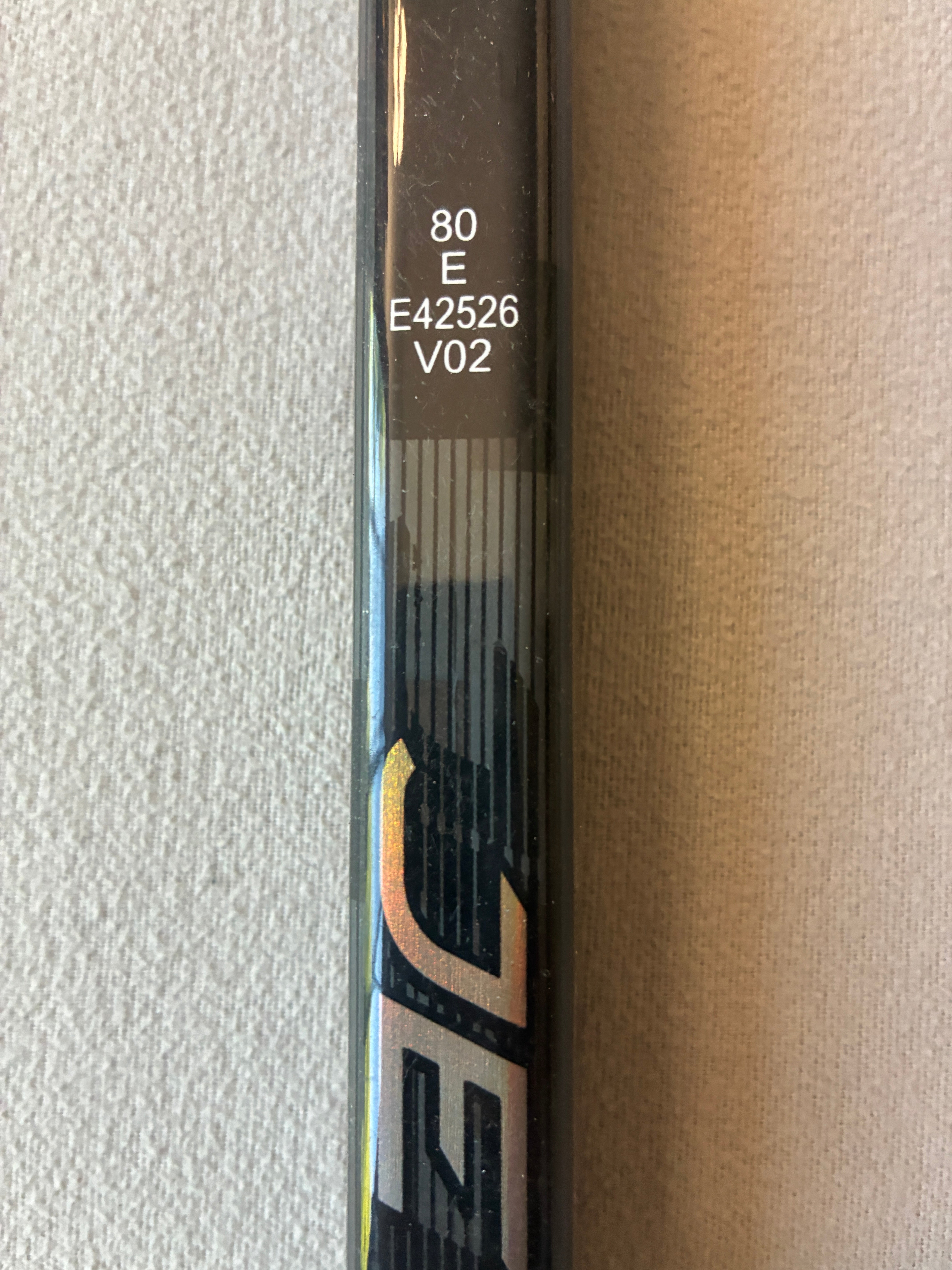 New 80 Flex P29 Senior CCM Ribcor Trigger 8 Pro (FT7 Pro Dress) Left Hand Pro Stock Hockey Stick - Black