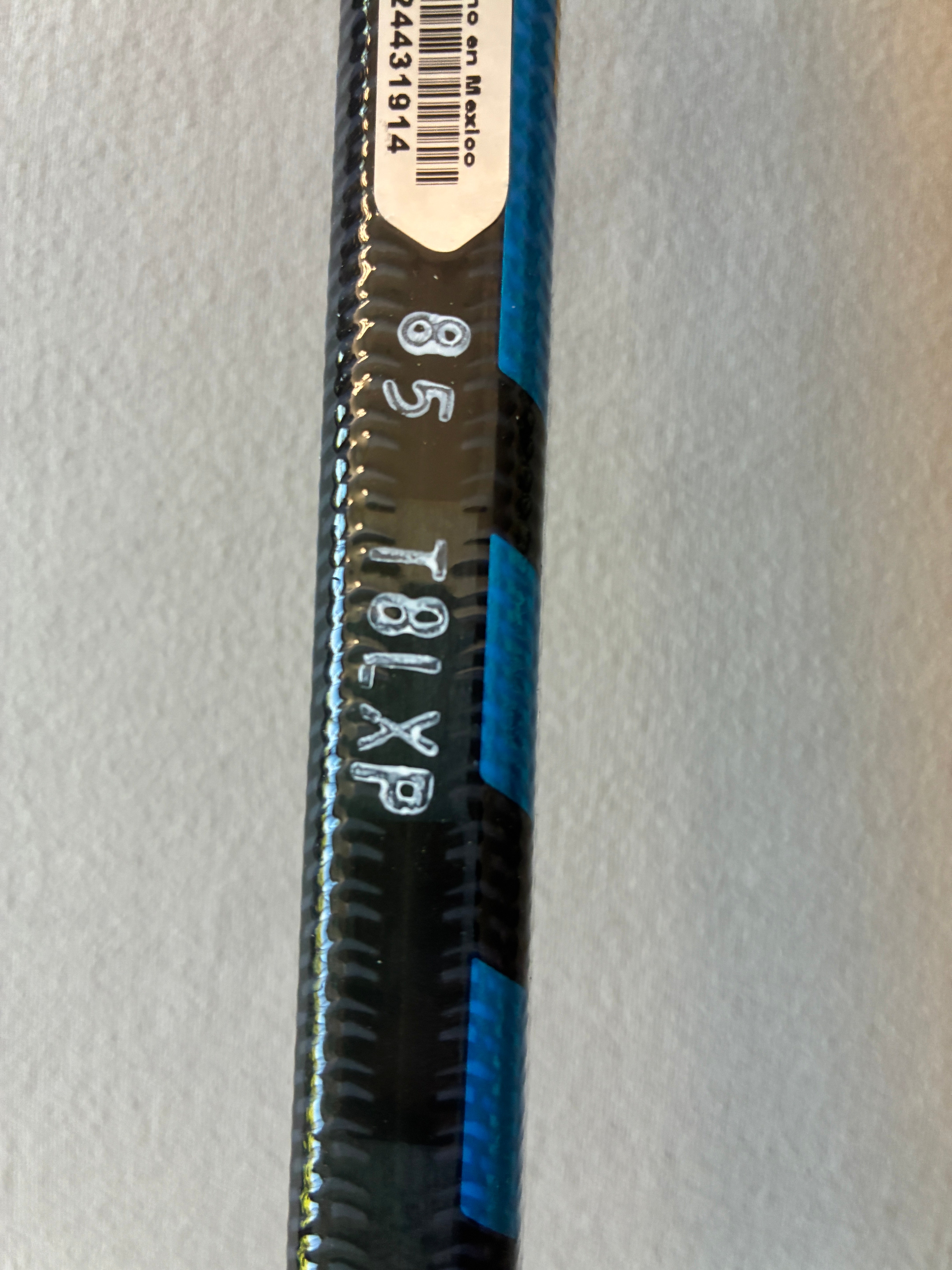 New 85 Flex W03 Senior Warrior Novium Pro Left Hand Pro Stock Hockey Stick - Blue