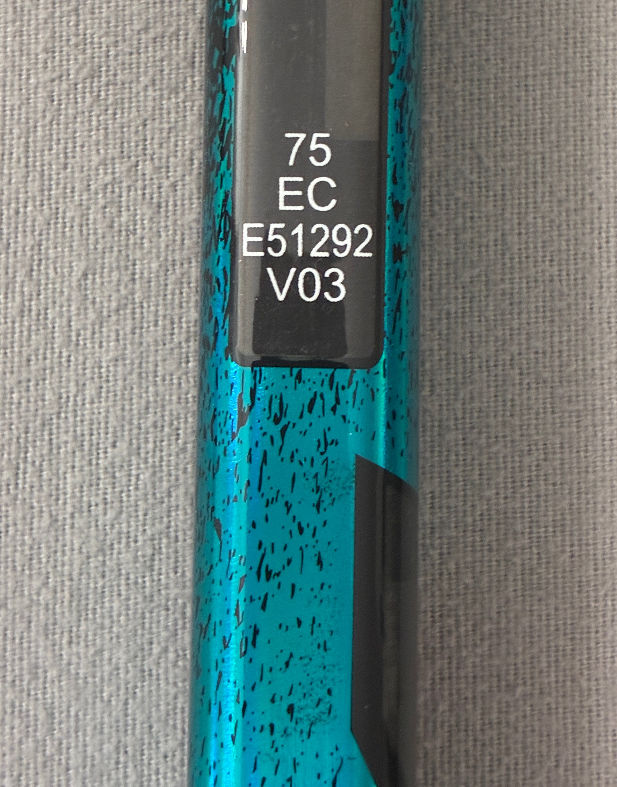 New 75 Flex P90 Senior CCM Ribcor Trigger 10 Pro Left Hand Pro Stock Hockey Stick - Turquoise