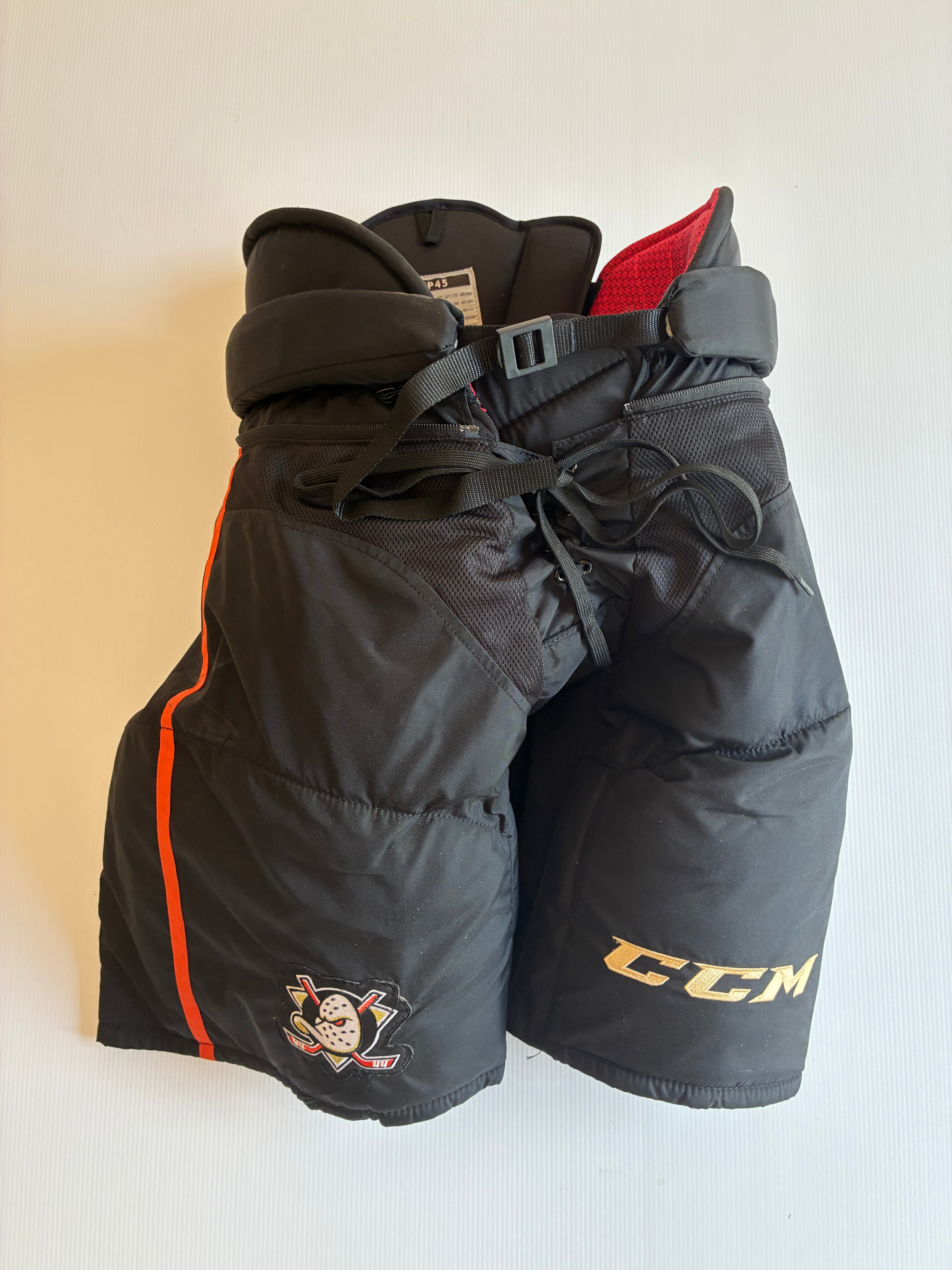 Like New Senior Large CCM HP45 Pro Stock Hockey Pants - Black