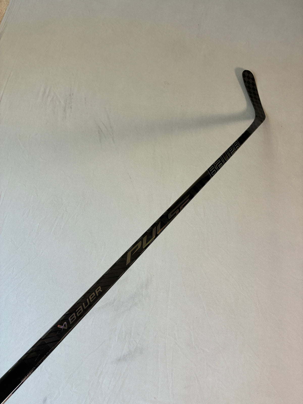 Like New 65 Flex P92 Senior Bauer Pulse Left Hand Pro Stock Hockey Stick - Black