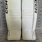 New Intermediate 30" + 1" CCM Eflex 6.9 Goalie Leg Pads White/White