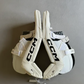 New Intermediate 30" + 1" CCM Eflex 6.9 Goalie Leg Pads White/White