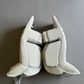 New Intermediate 30" + 1" CCM Eflex 6.9 Goalie Leg Pads White/White