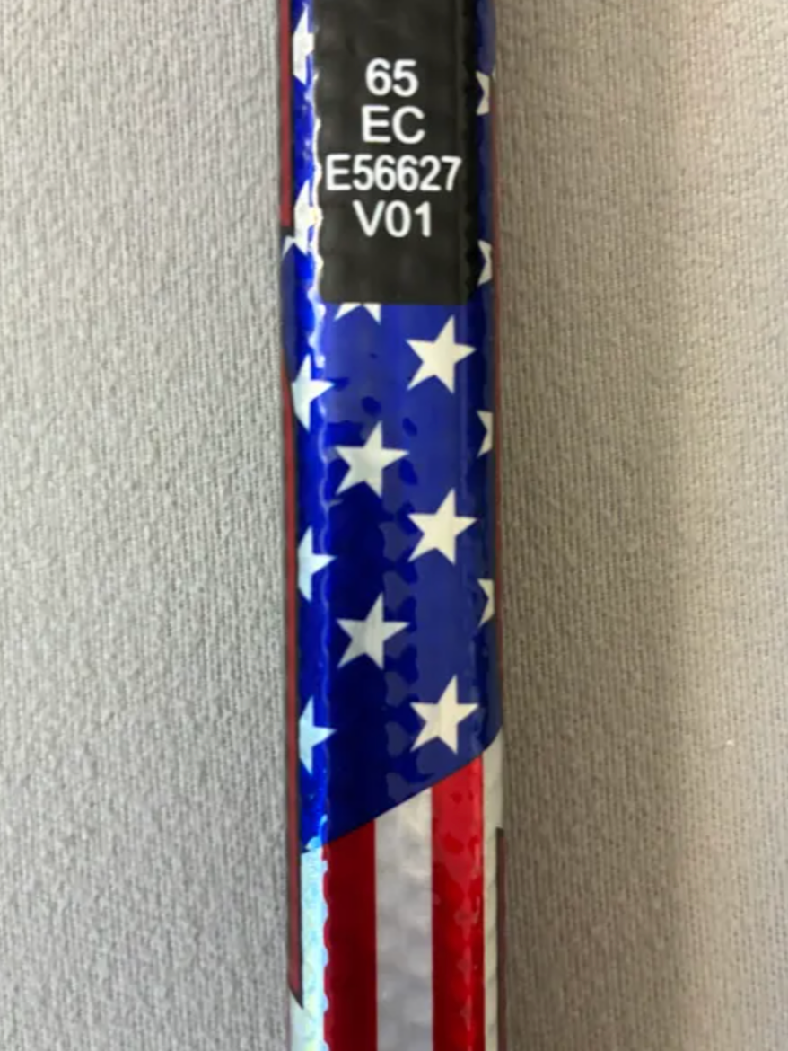 New 65 Flex P90 Intermediate CCM Ribcor Trigger 10 Pro (USA Vizion Dress) LH Pro Stock Hockey Stick